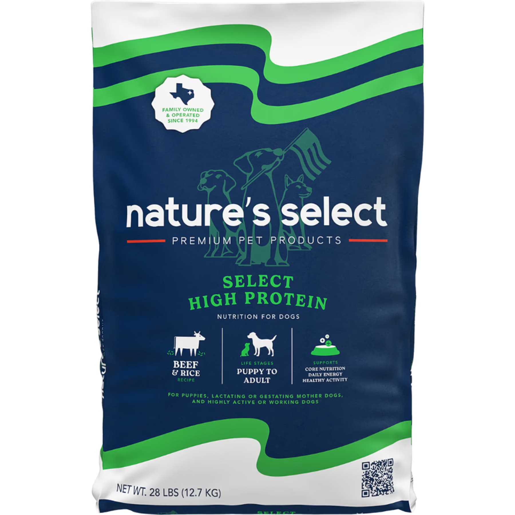 Nature's Select Nature’s Select High Protein Beef & Rice Recipe Dry Dog Food