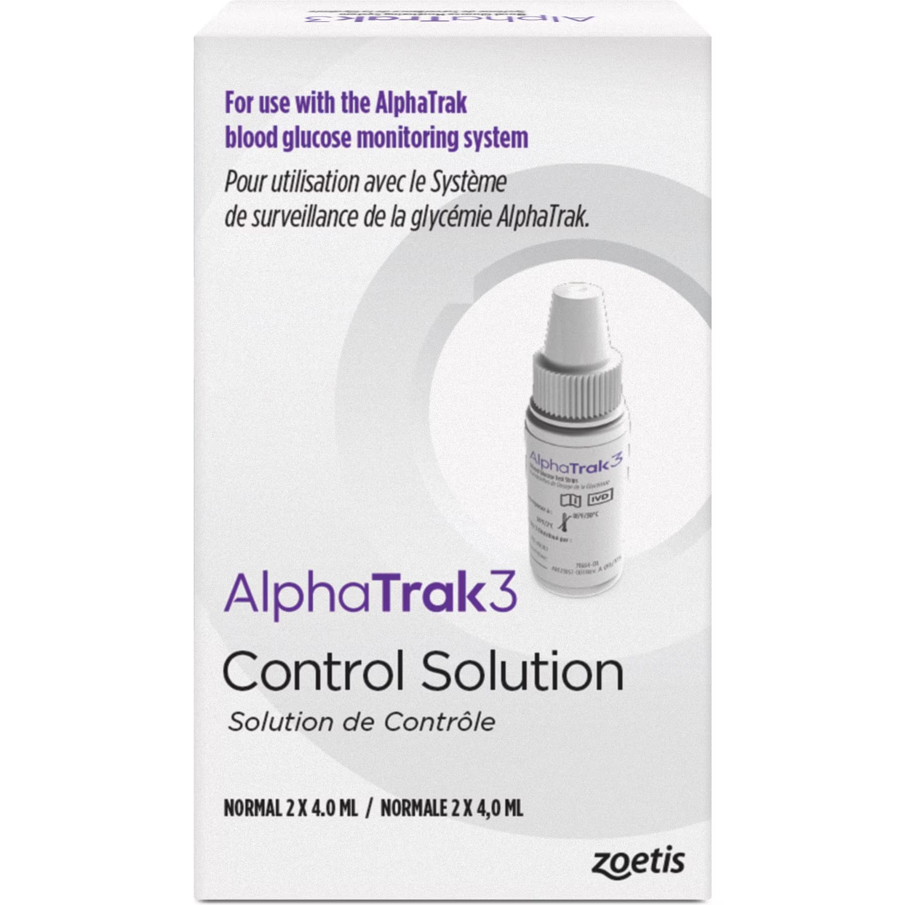AlphaTRAK AlphaTRAK 3 Control Solution for AlphaTrak 3 Blood Glucose Meter, 4-mL bottle