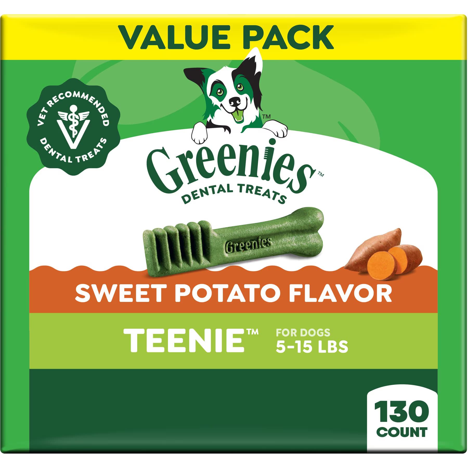 Greenies Greenies Teenie Sweet Potato Natural Small Dental Dog Treats