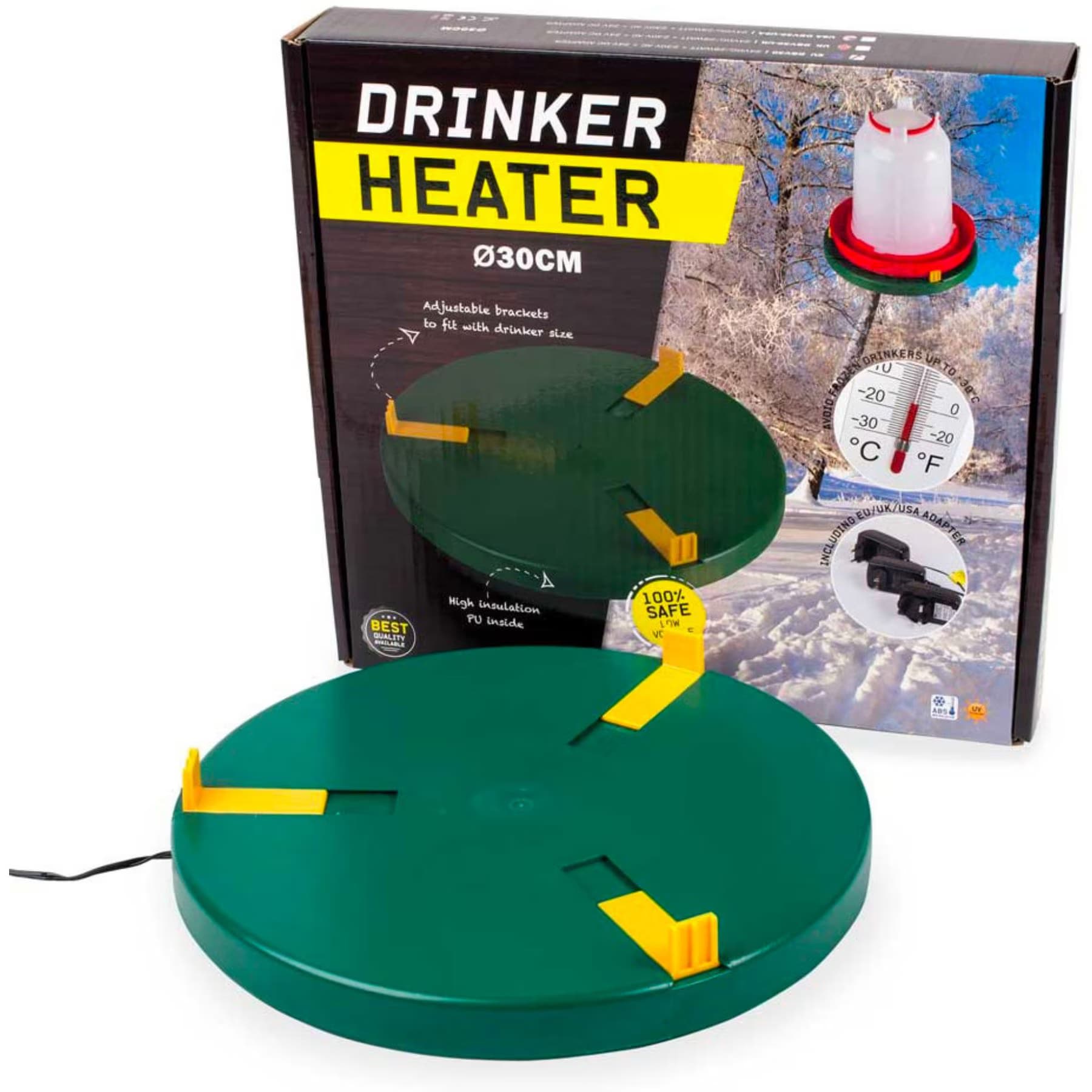 Hatching Time Hatching Time Chicken Water Heater, 12-in