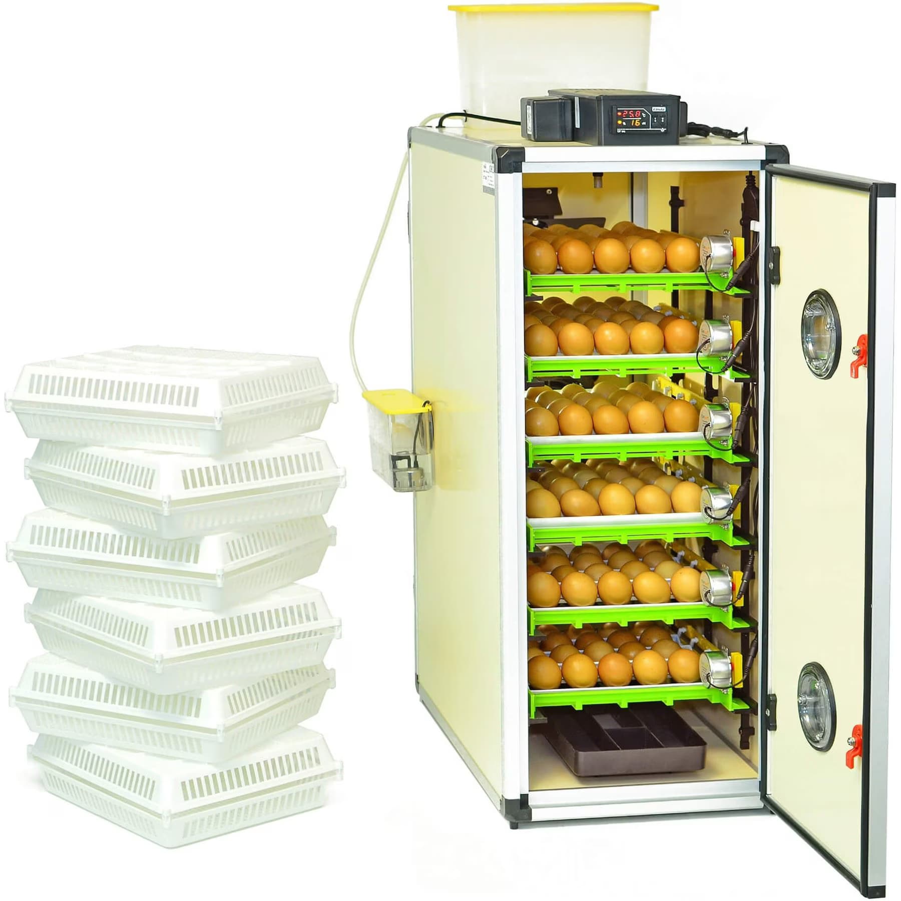Hatching Time Hatching Time CT Series 180 Full Automatic Setter & Hatcher Combo Chicken Egg Incubator
