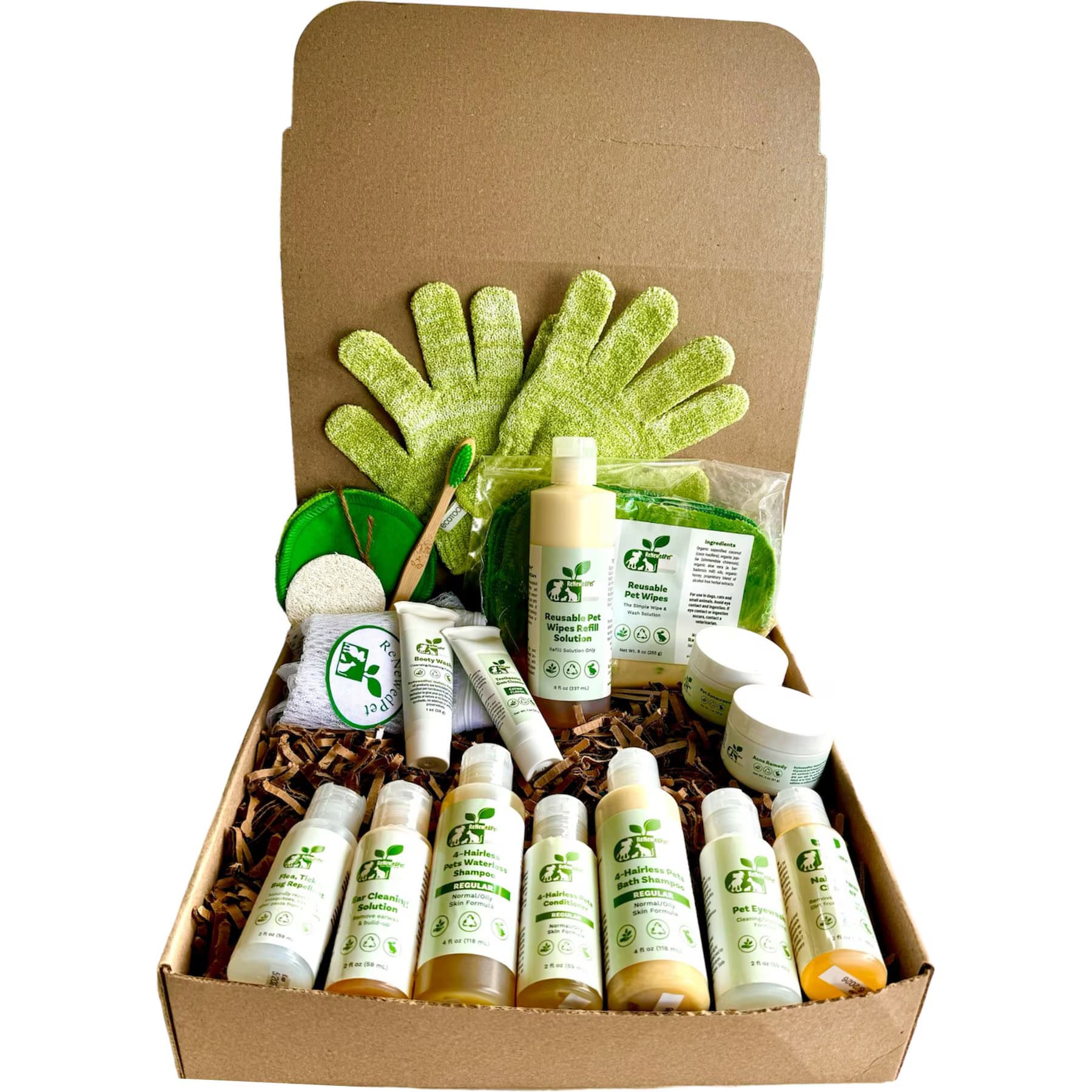RenewedPet RenewedPet 4-Hairless Ultimate Cat Grooming Kit