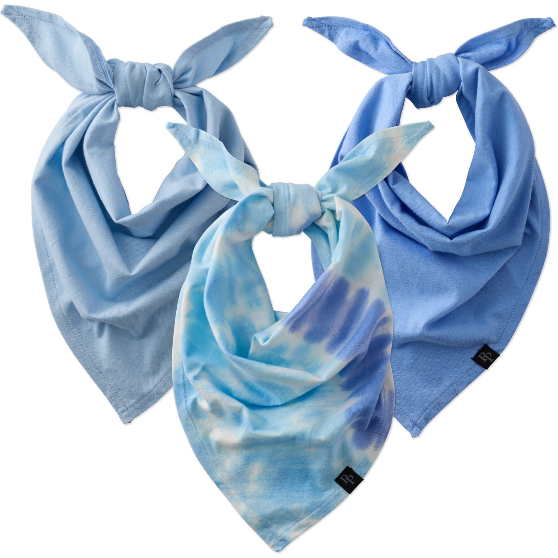 Pet Passion Pet Passion Bandit The Dog Bandana — Blue Tie Dye