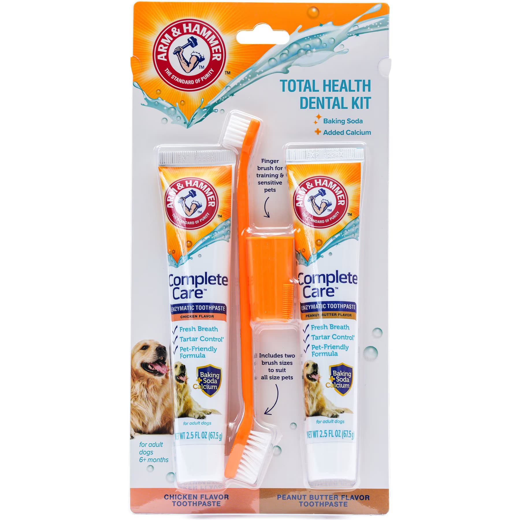 Arm & Hammer Products Arm & Hammer Products Complete Care Chicken & Peanut Butter Flavored Dog Dental Kit