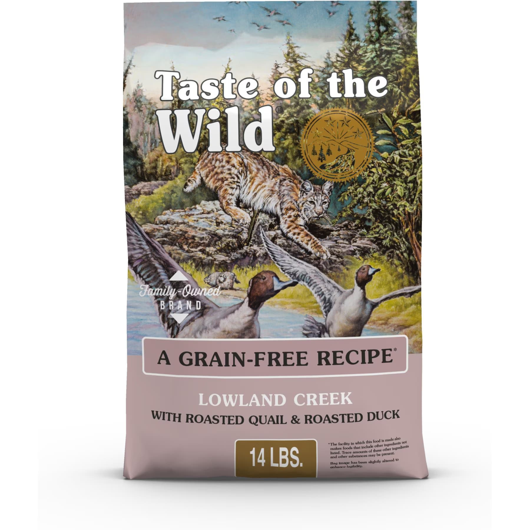 Taste of the Wild Taste of the Wild Lowland Creek Roasted Quail & Roasted Duck Grain-Free Dry Cat Food