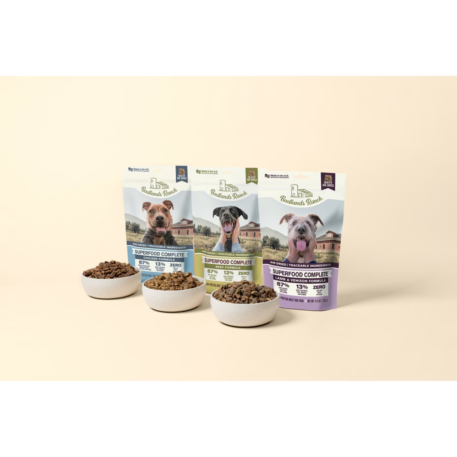 Badlands Ranch Badlands Ranch Superfood Complete Variety Pack Grain-Free Air-Dried Dog Food