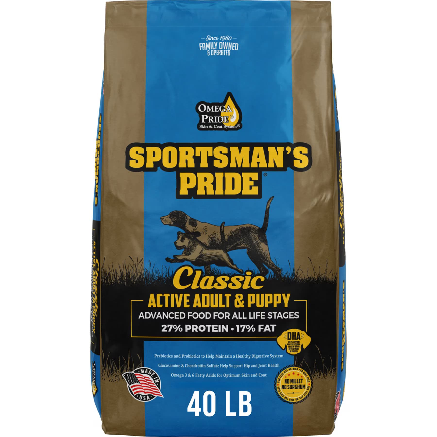 Sportsman's Pride Sportsman’s Pride Classic 27/17 Active Adult & Puppy Dry Dog Food