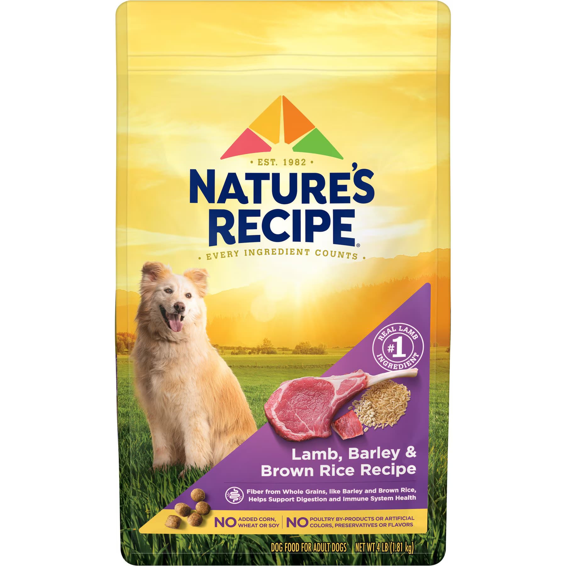 Nature's Recipe Nature’s Recipe Adult Lamb, Barley & Brown Rice Recipe Lamb & Rice Dry Dog Food