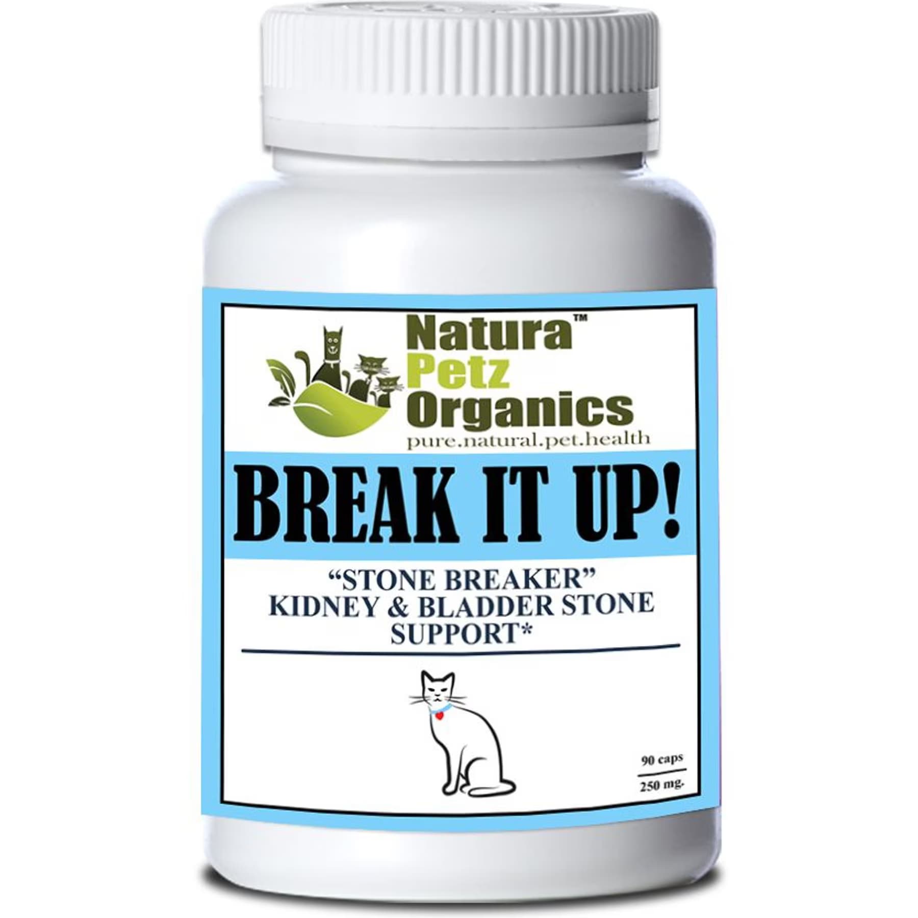 Natura Petz Organics Natura Petz Organics Break It Up! Herbal Medicine for Bladder Stones & Kidney Stones for Cats