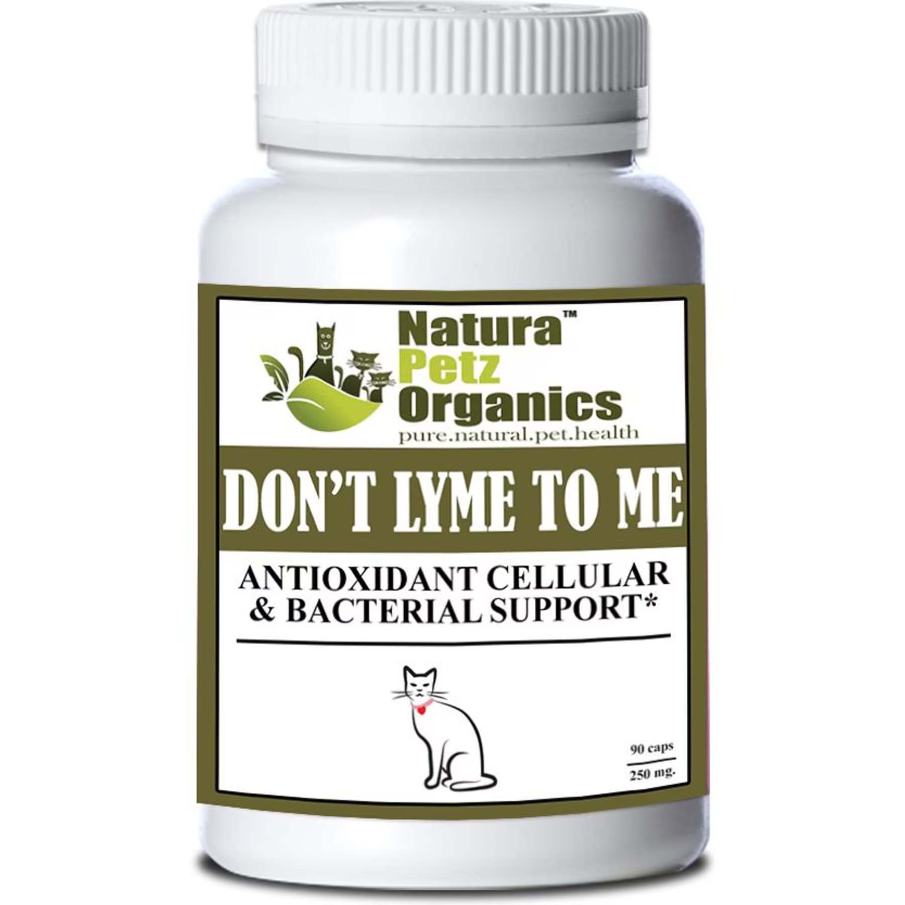 Natura Petz Organics Natura Petz Organics DON’T LYME TO ME MAX* Antioxidant Cellular & Bacterial Support* Cat Supplement