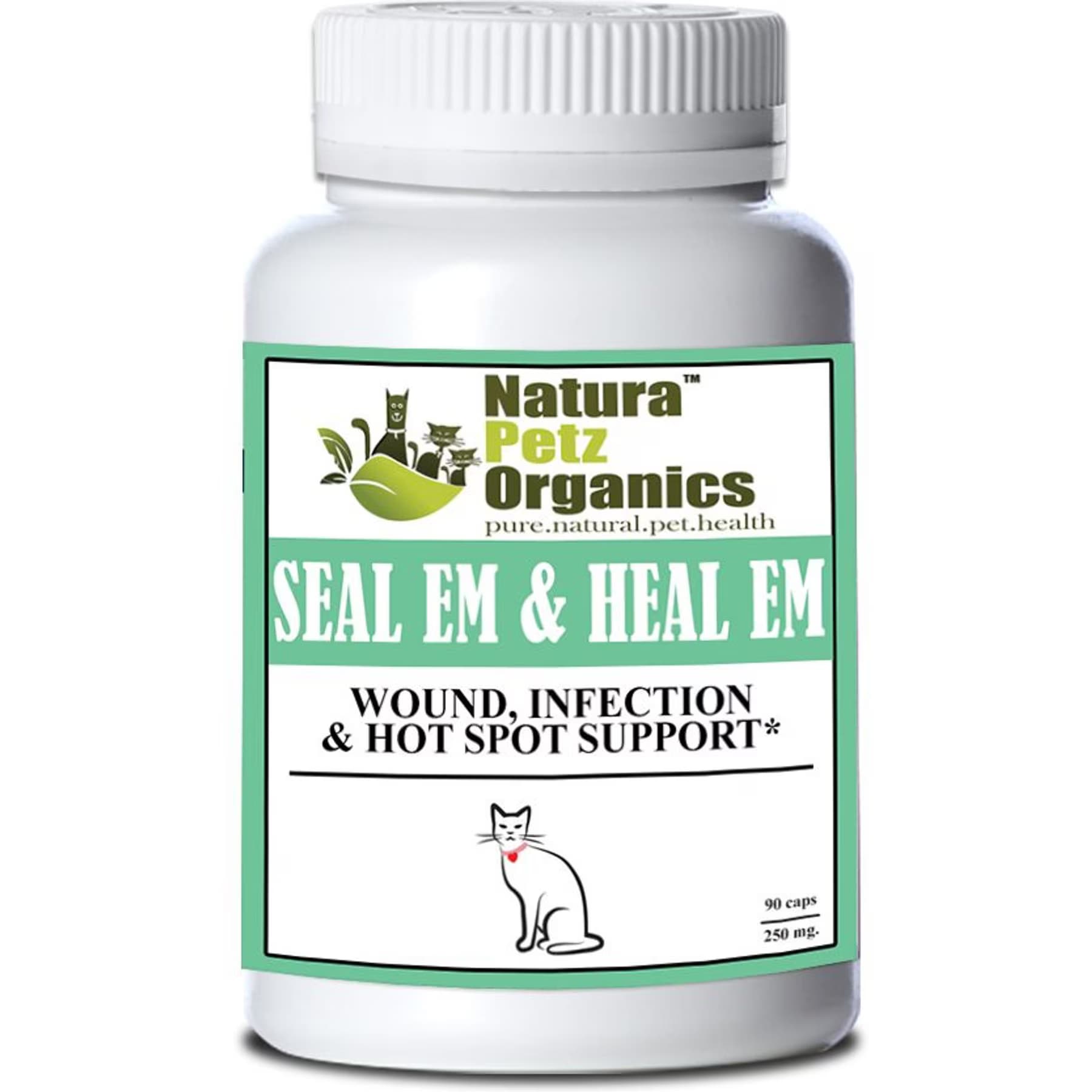 Natura Petz Organics Natura Petz Organics Seal Em & Heal Em Homeopathic Medicine for Wounds for Cats