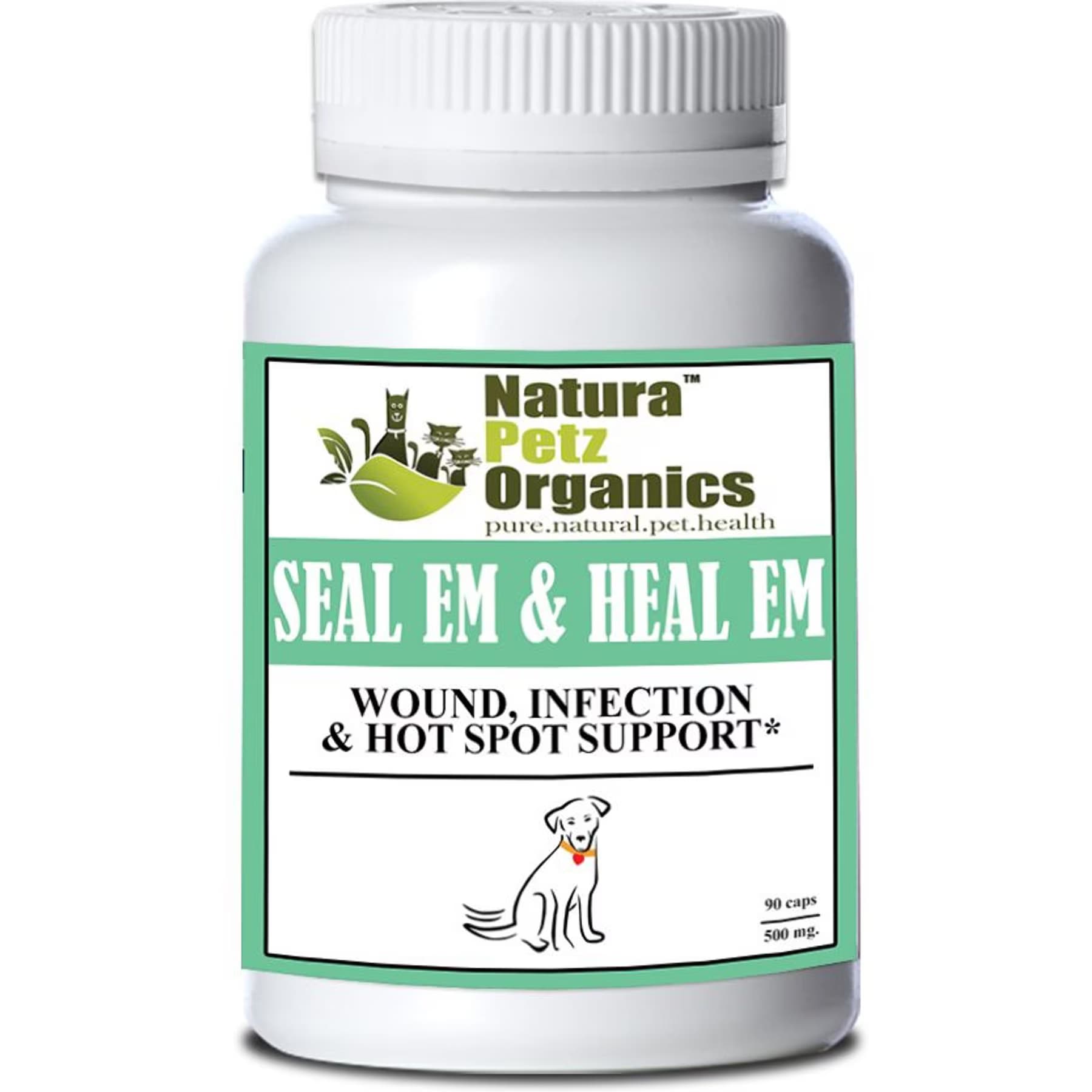 Natura Petz Organics Natura Petz Organics Seal Em & Heal Em Homeopathic Medicine for Wounds for Dogs