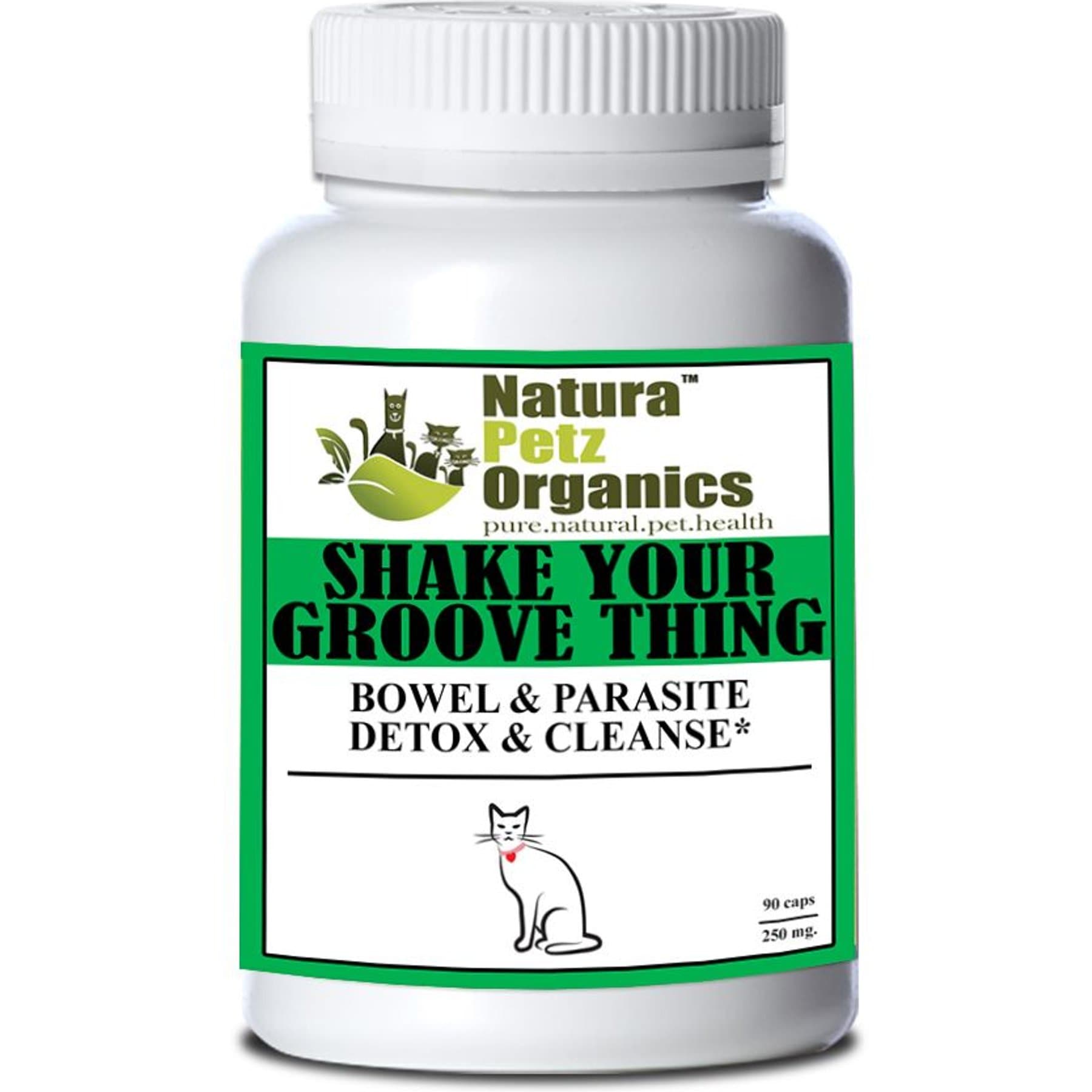 Natura Petz Organics Natura Petz Organics SHAKE YOUR GROOVE THING* – Bowel & Parasite Detox & Cleanse Support* Cat Supplement