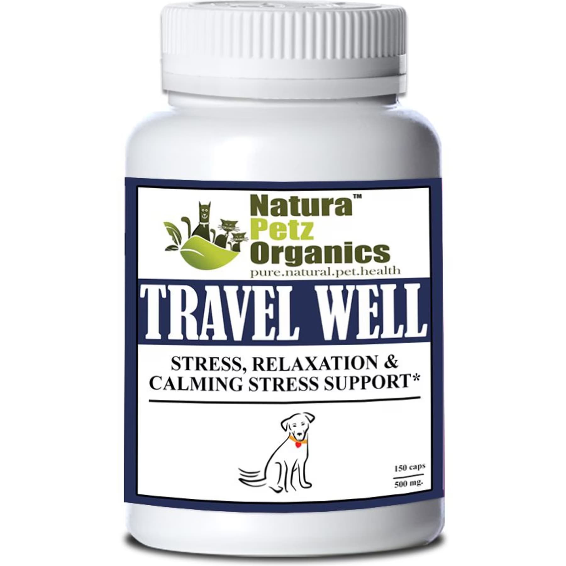 Natura Petz Organics TRAVEL WELL* Stress, Relaxation & Calming Support* Dog Supplement — view 2