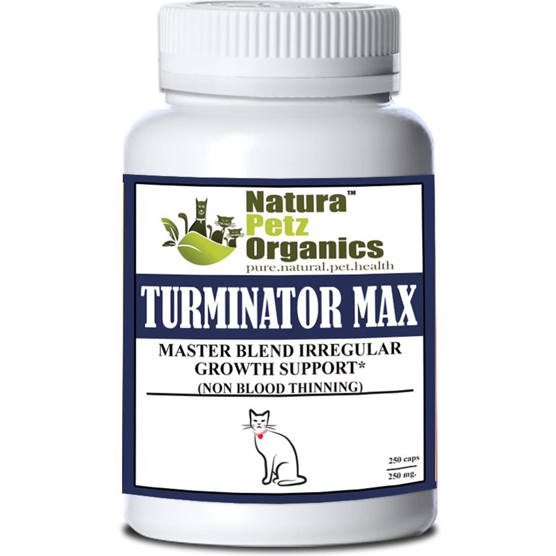 Natura Petz Organics Natura Petz Organics TURMINATOR MAX*- Master Blend Irregular Growth Support* Cat Supplement