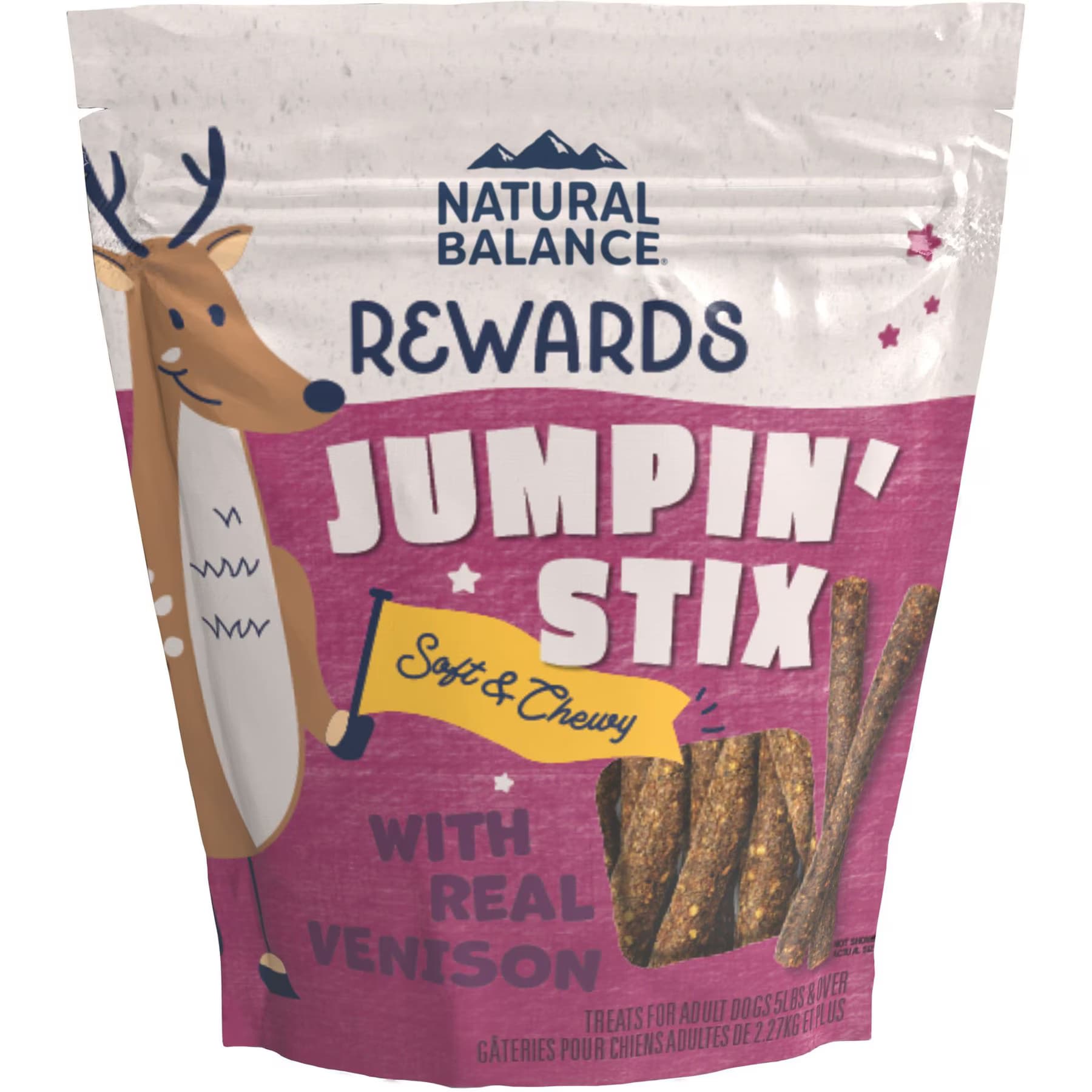 Natural Balance Rewards Jumpin' Stix with Real Venison Dog Treats, 8-oz bundle — Venison & Sweet Potato — view 3