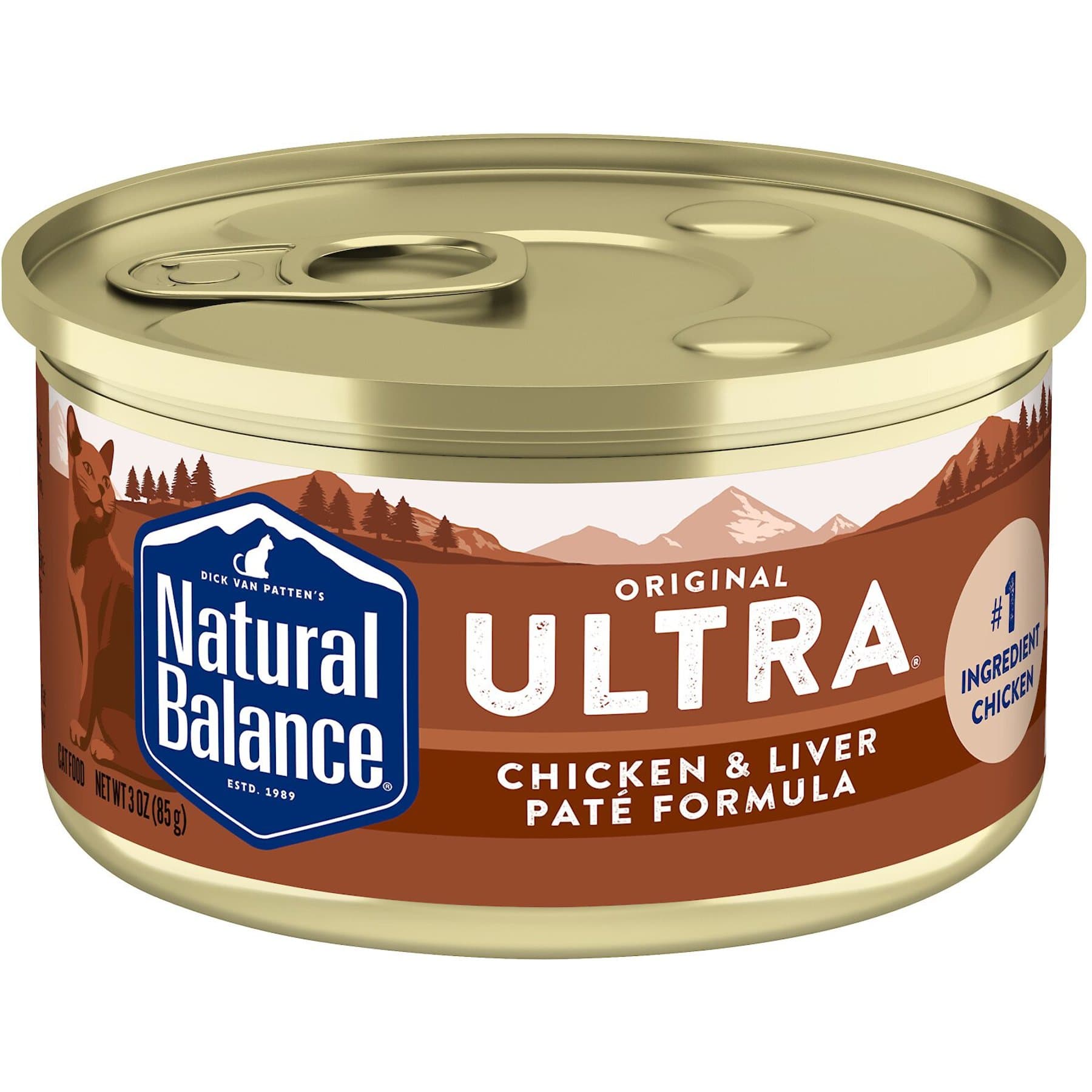 Natural Balance Original Ultra Premium Chicken & Liver Pate Formula Canned Cat Food, 5.5-oz — view 3