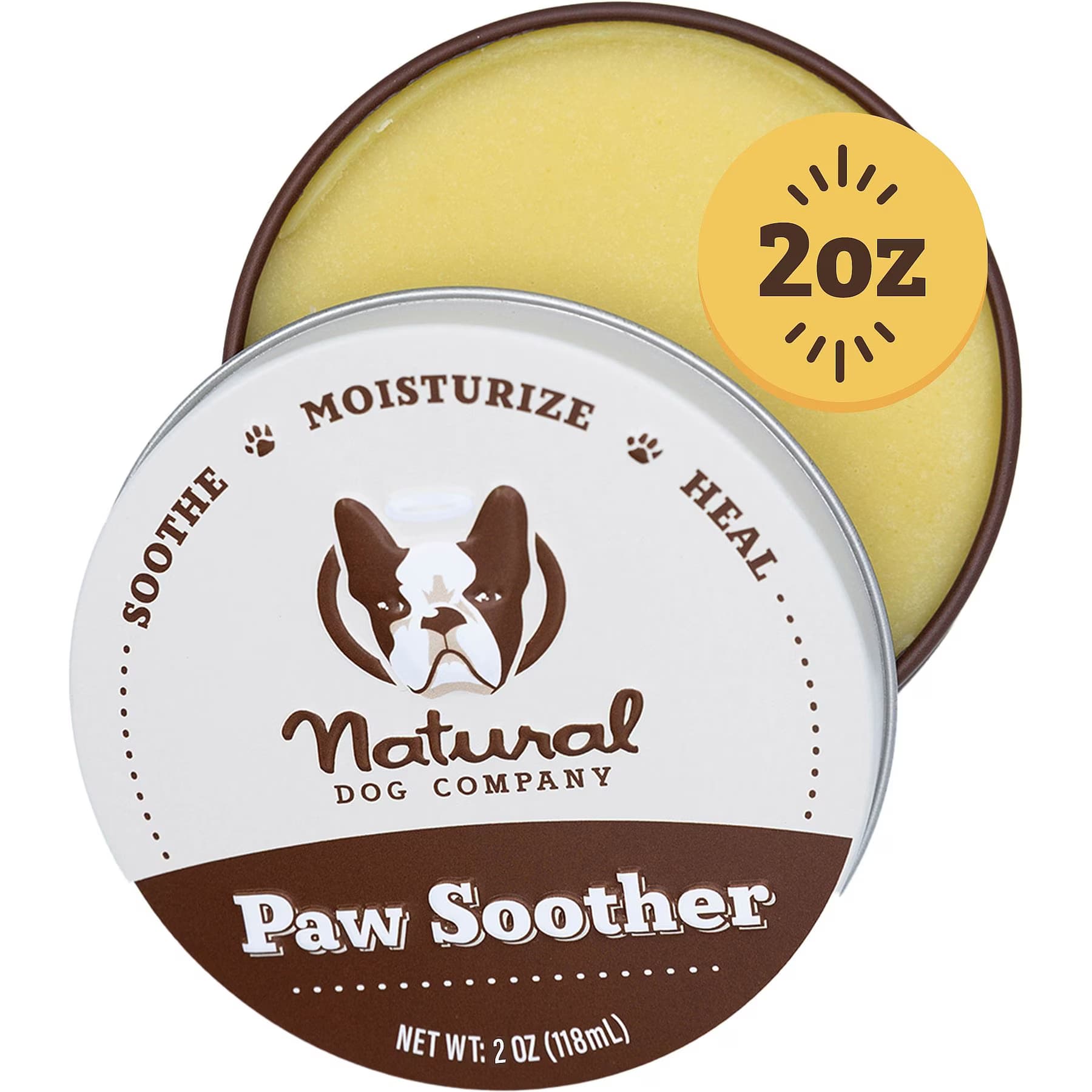 Natural Dog Company Paw Soother Dog Paw Balm, 1-fl oz tin — view 3
