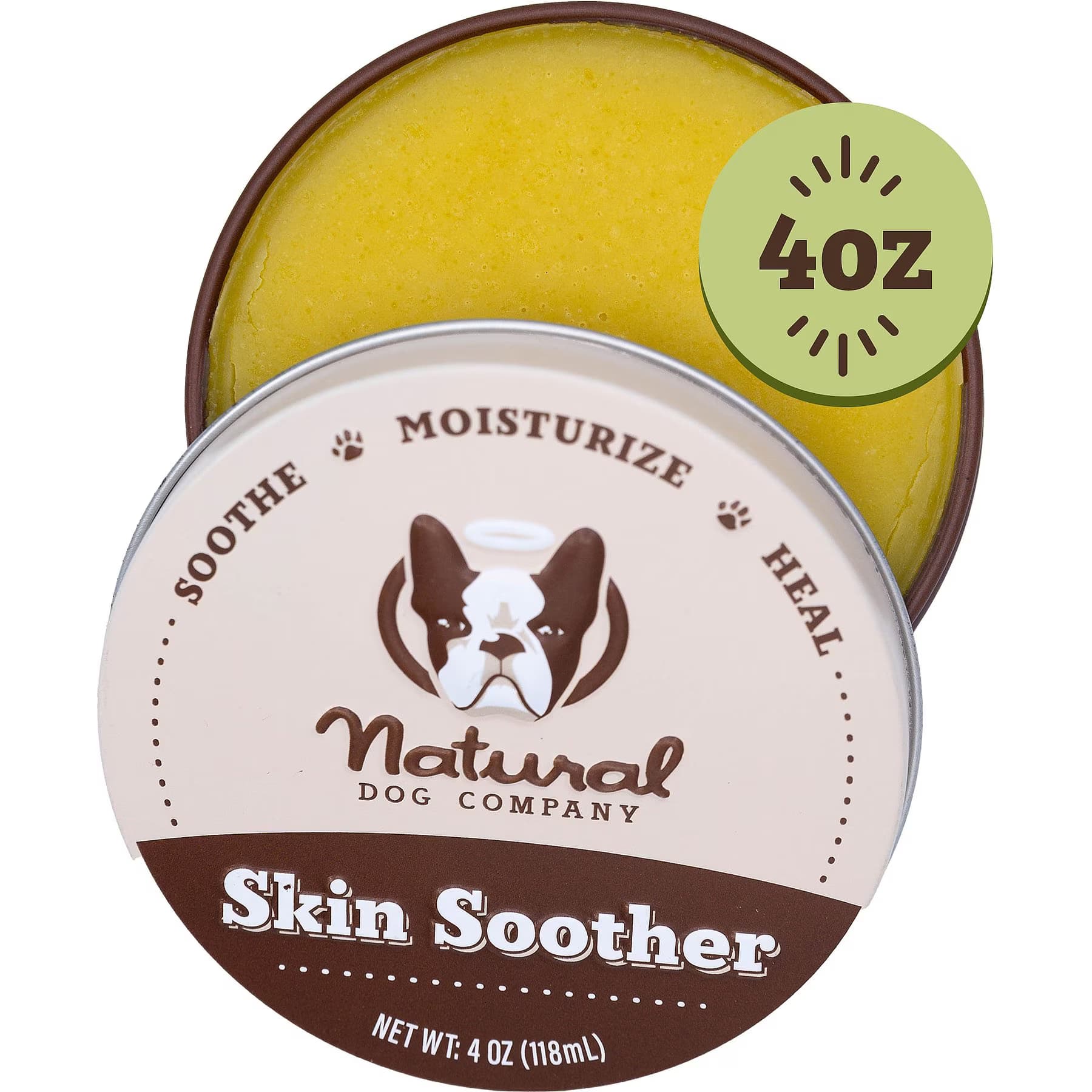Natural Dog Company Skin Soother Dog Healing Balm, 2-fl oz tin — view 3
