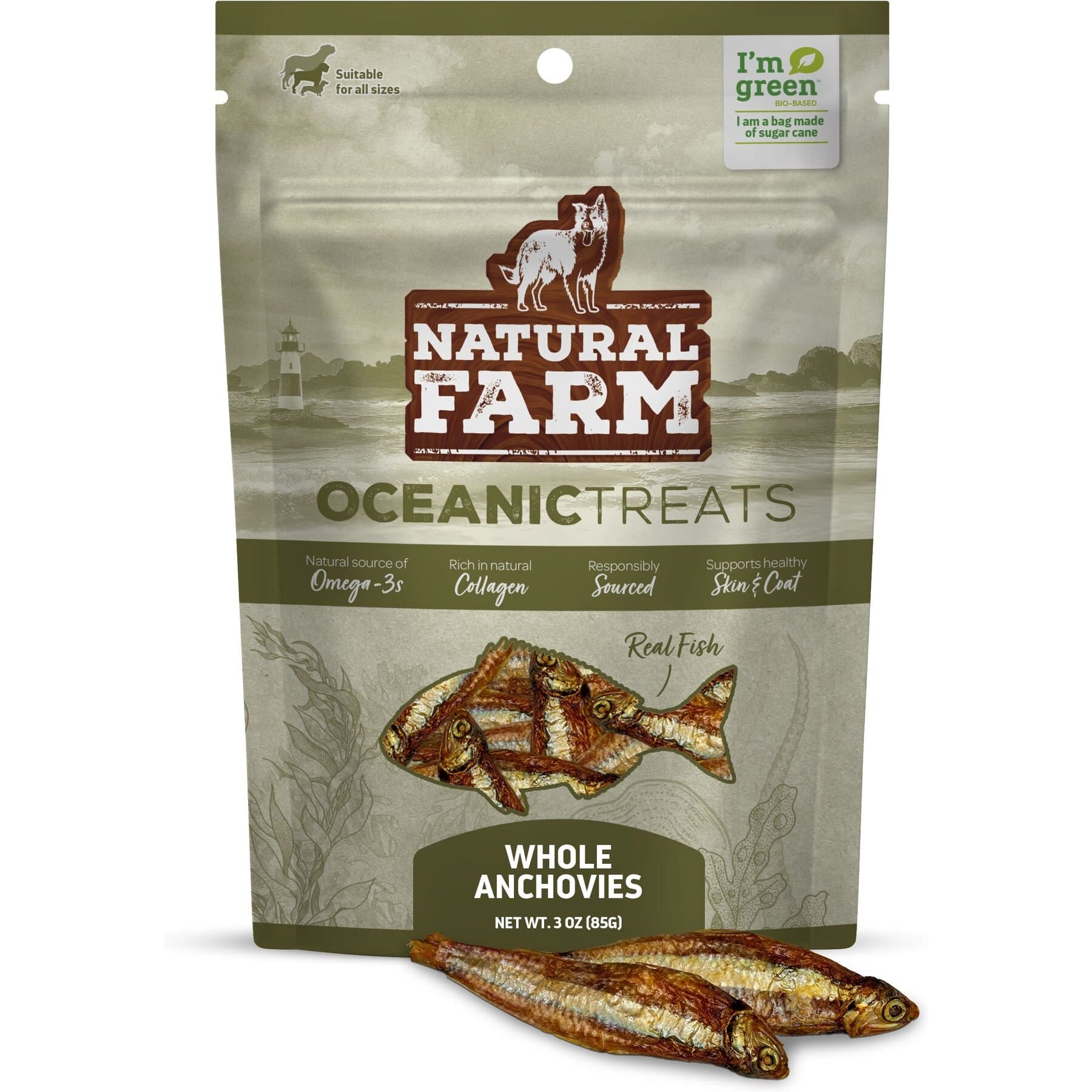 Natural Farm Natural Farm Whole Anchovies Natural Dog Treats