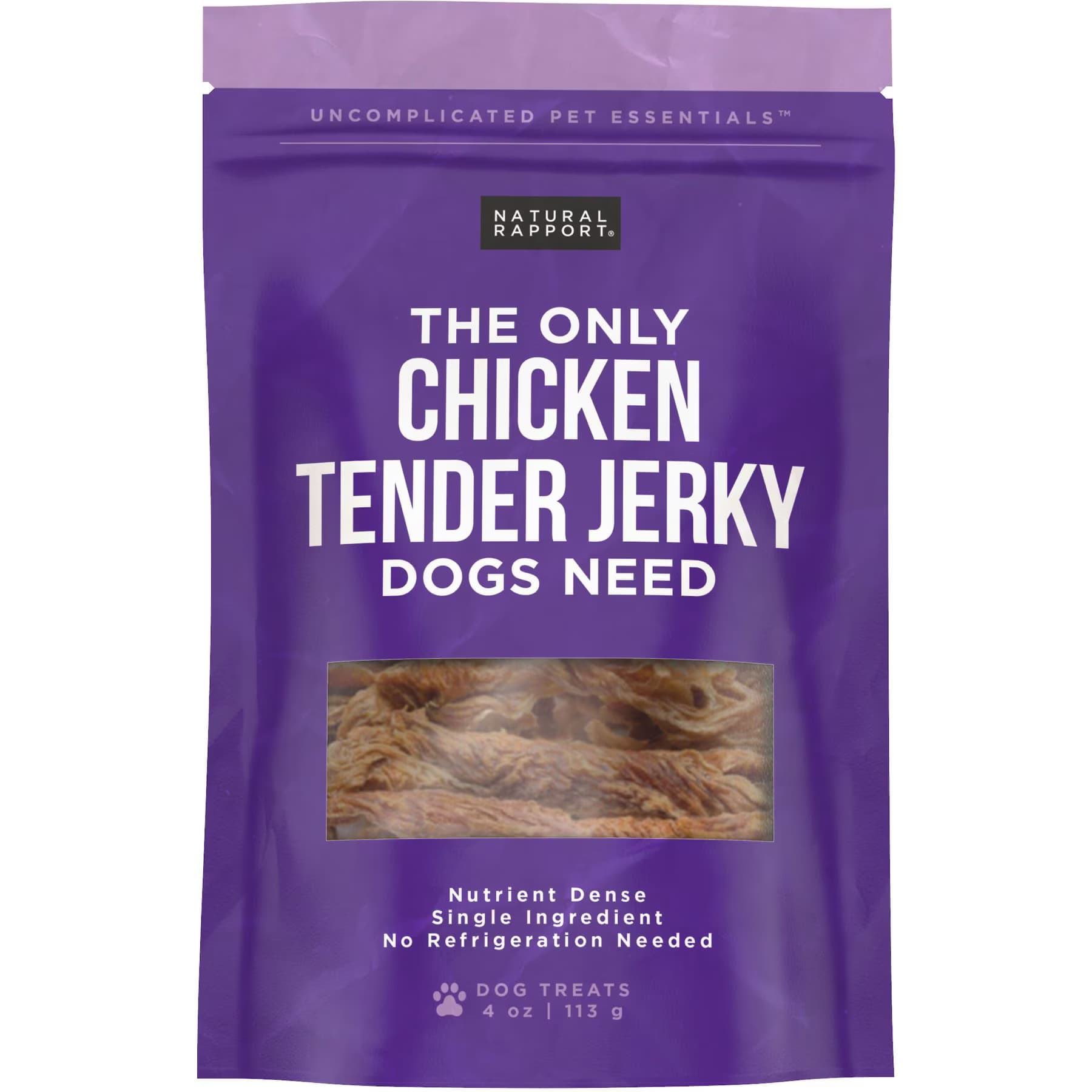 Natural Rapport Natural Rapport The Only Chicken Tender Jerky Dog Treats — Chicken Tenders