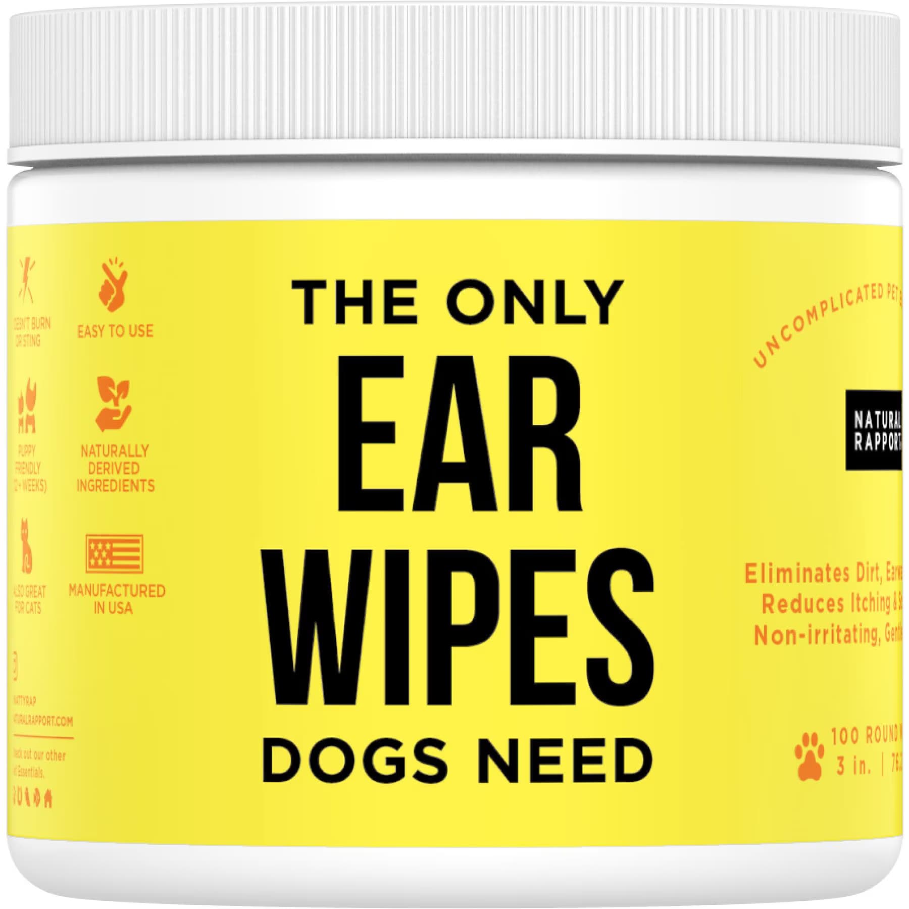 Natural Rapport Natural Rapport The Only Dog Ear Wipes