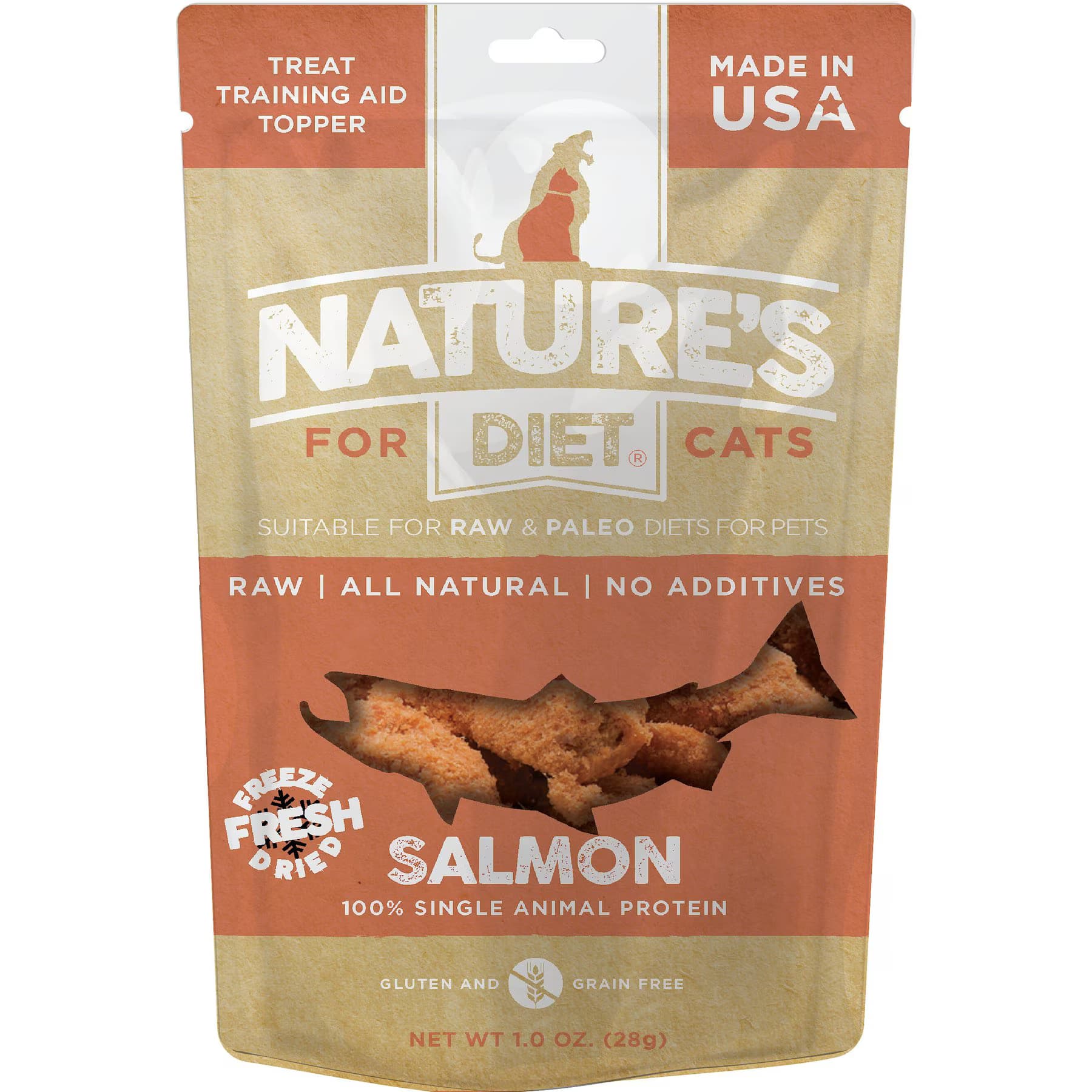 Nature's Diet Nature’s Diet Salmon Raw Freeze-Dried Cat Treats