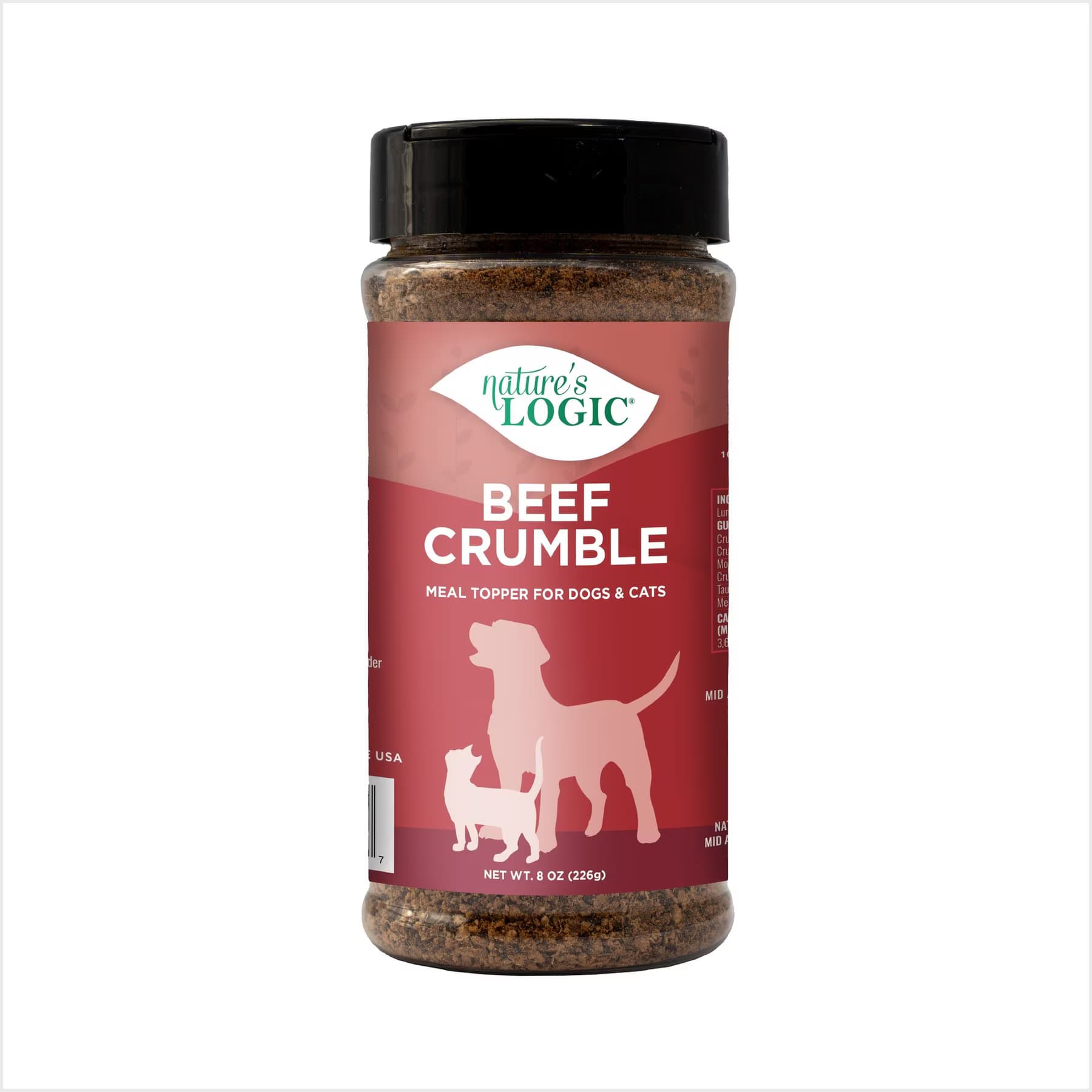 Nature's Logic Nature’s Logic 100% Natural Beef Crumble Dry Dog & Cat Food Topper