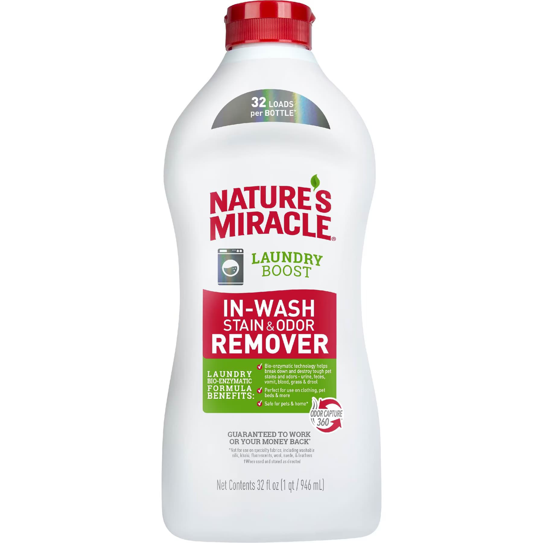 Nature's Miracle Nature’s Miracle Laundry Boost In-Wash Stain & Odor Remover, 32-fl oz bottle