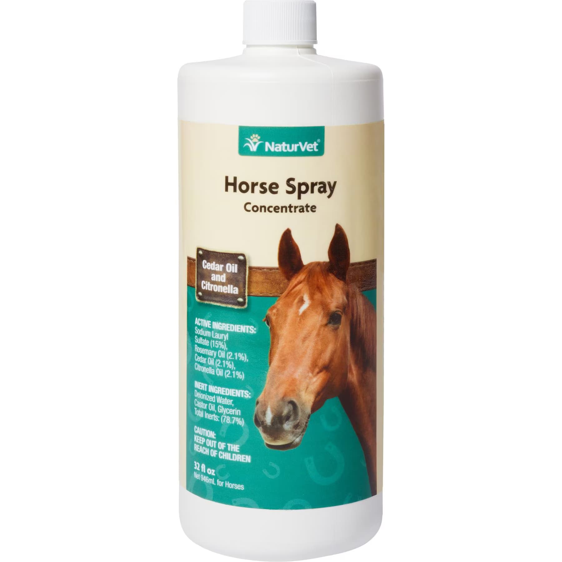 NaturVet NaturVet Natural Cedar Oil & Citronella Concentrate Horse Spray, 32-fl oz bottle