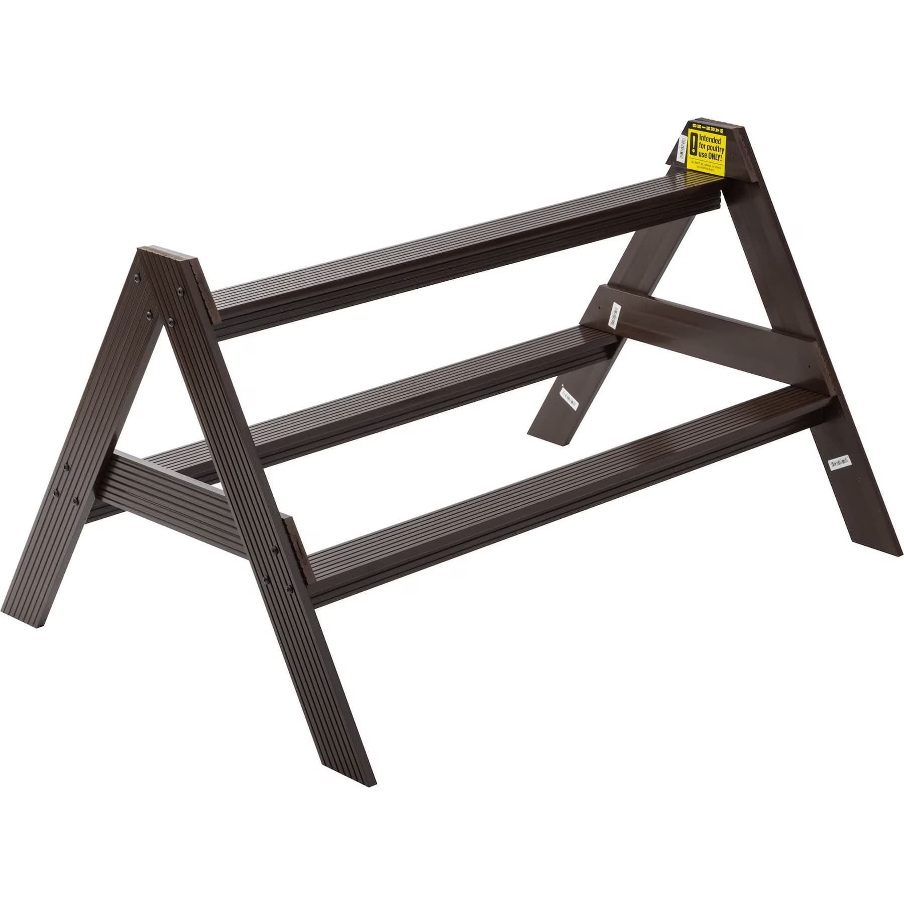 New Age Pet New Age Pet ECOFLEX Restful Roost A-Shape Chicken Roosting Bar, Walnut, Medium