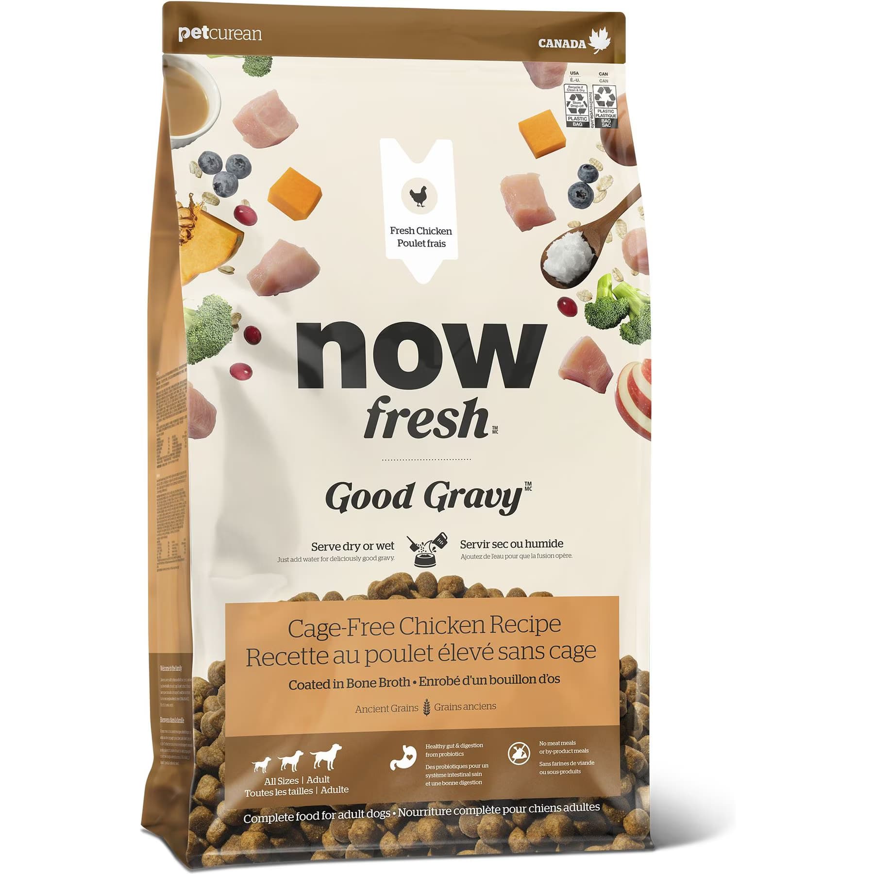 Now Fresh Good Gravy Ancient Grains Adult Chicken Recipe Dry Dog Food — view 2