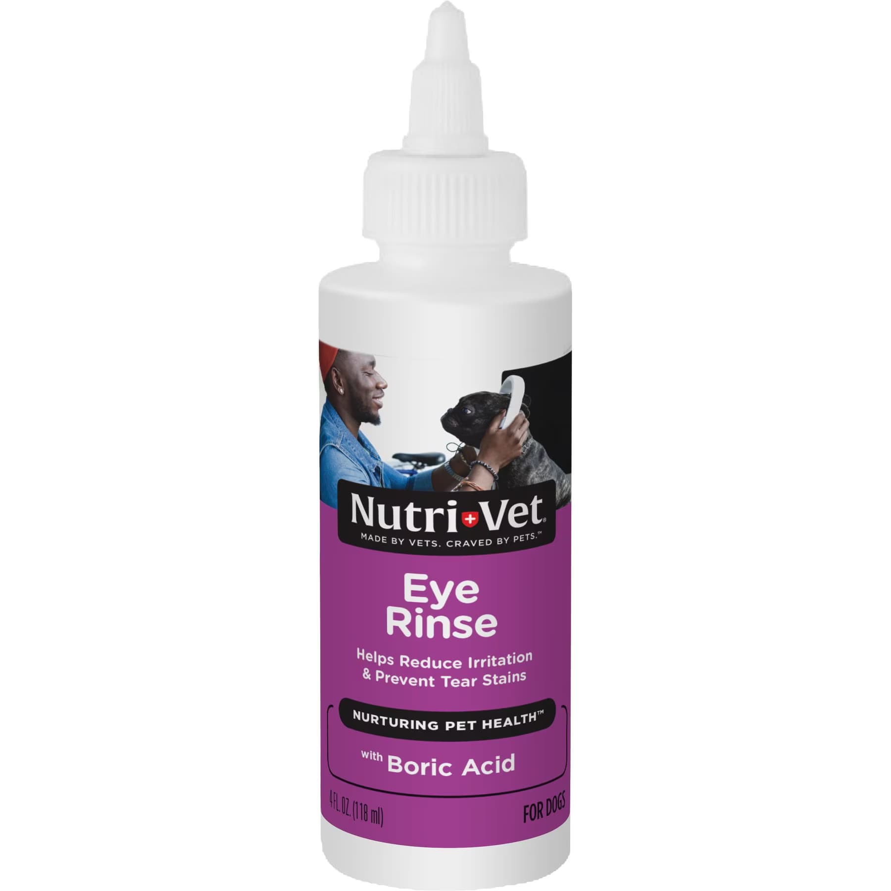 Nutri-Vet Nutri-Vet Dog Eye Rinse & Drops for Dogs, 4-fl oz bottle