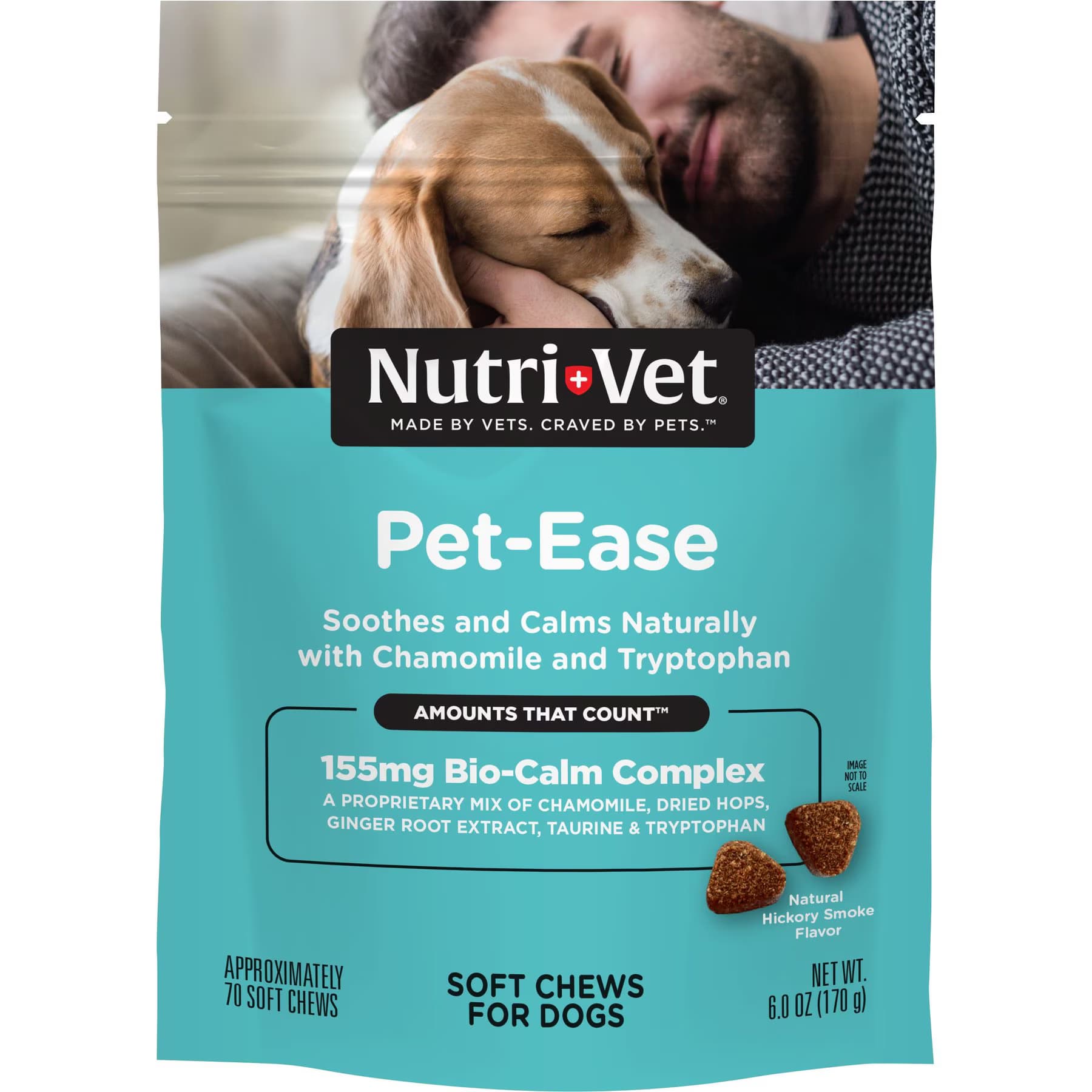 Nutri-Vet Nutri-Vet Pet-Ease Soft Chews Calming Supplement for Dogs