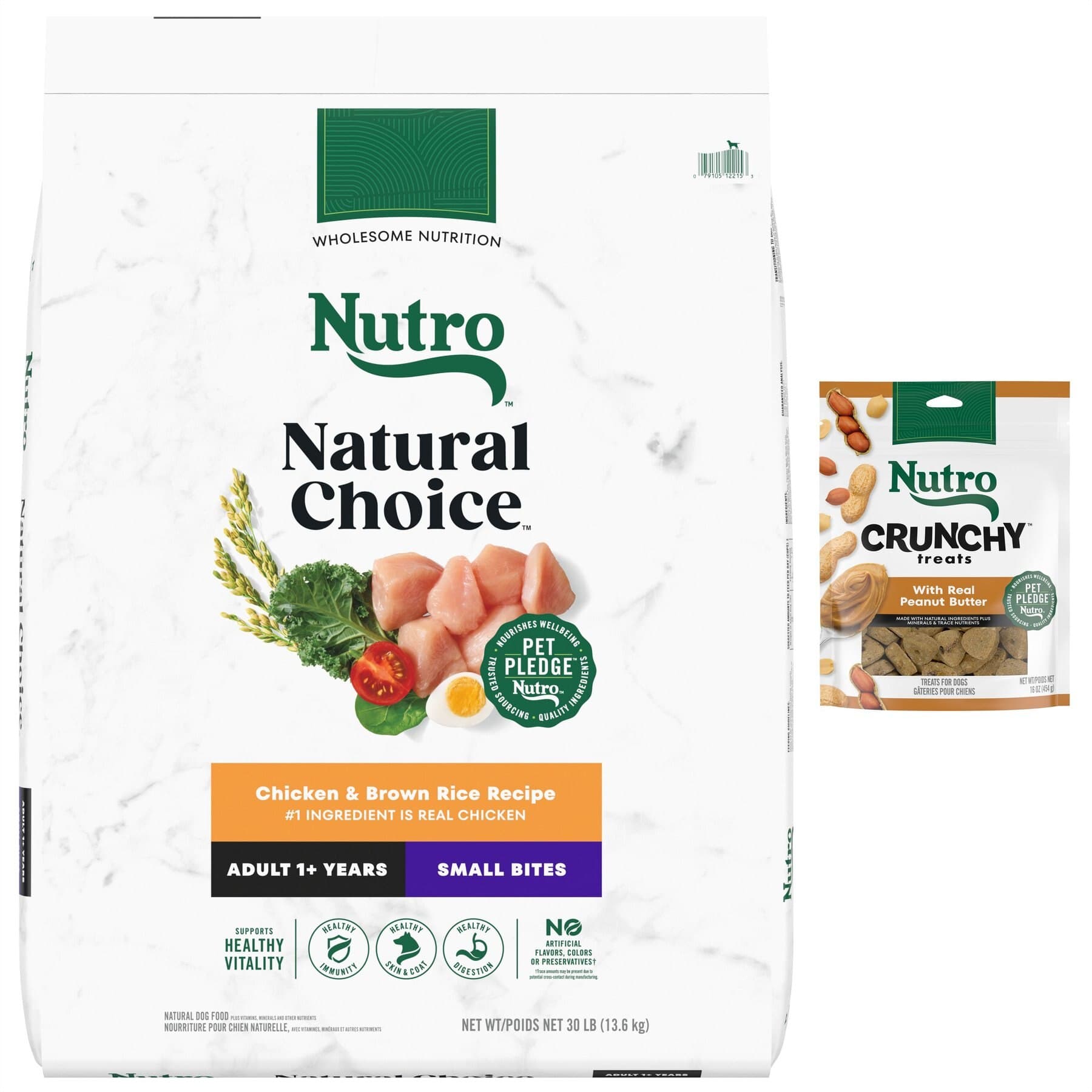Nutro Nutro Natural Choice Small Bites Adult Chicken & Brown Rice Recipe Dry Dog Food
