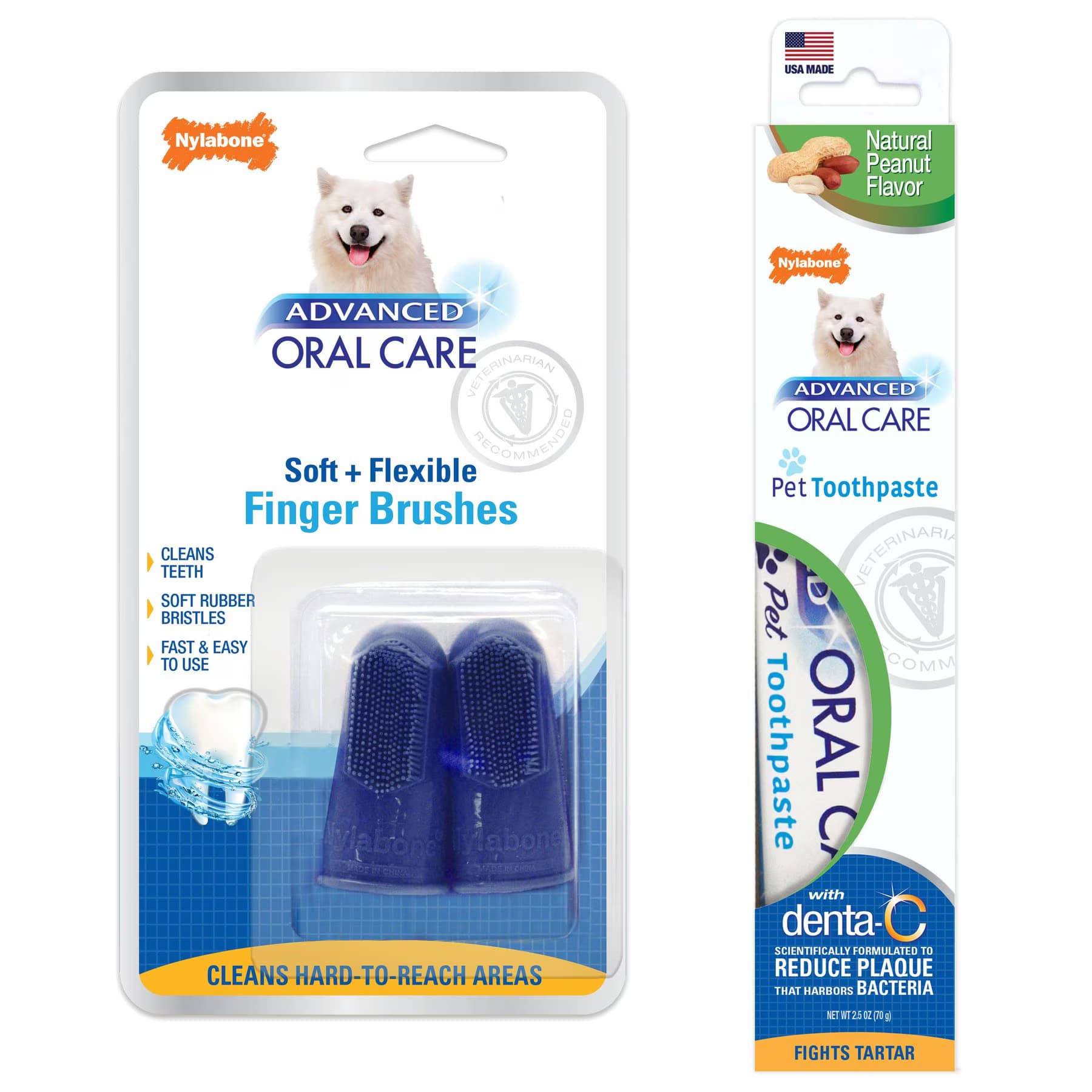 Nylabone Nylabone Advanced Oral Care Natural Peanut Flavor Toothpaste