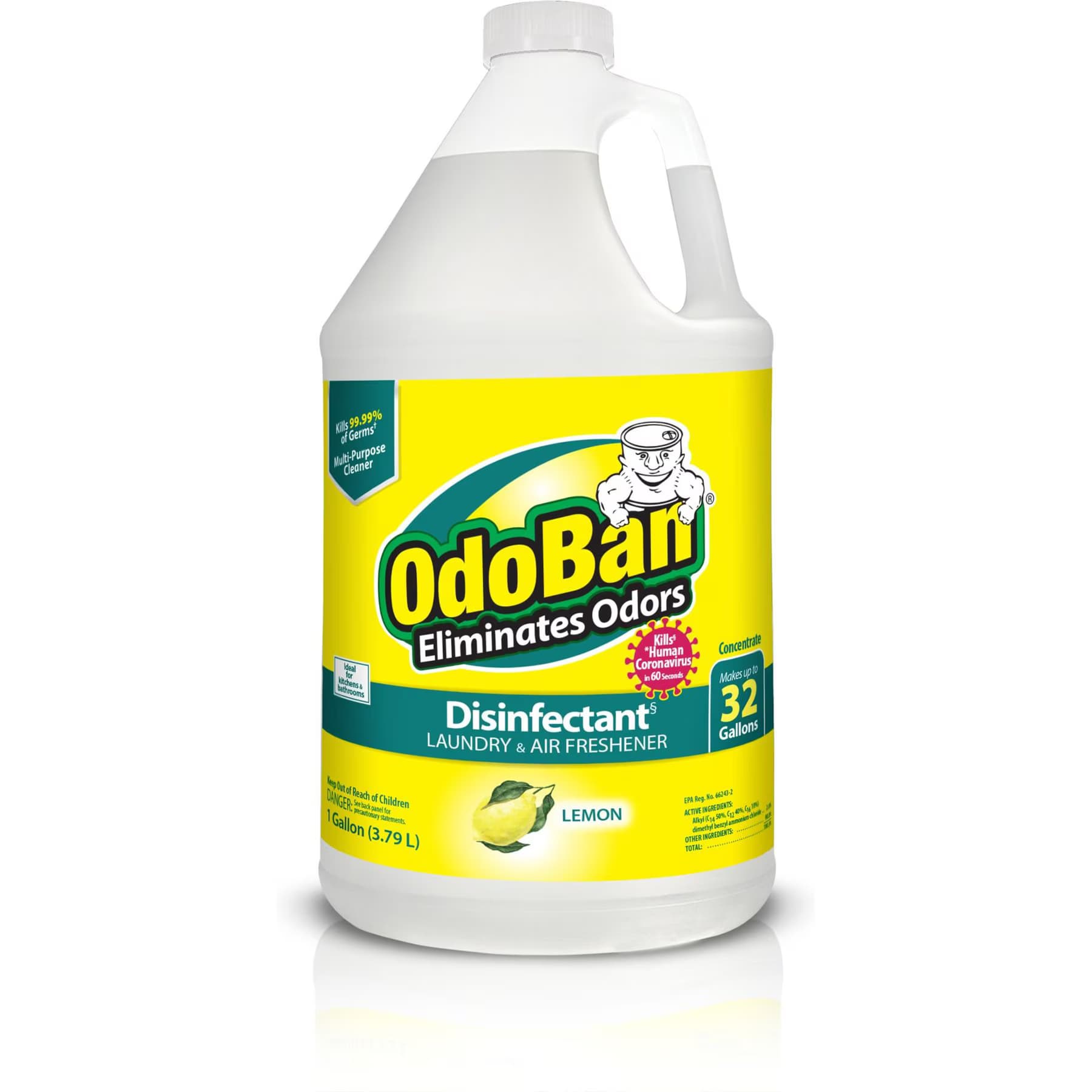 OdoBan OdoBan Concentrate Lemon Disinfectant, 1-gal