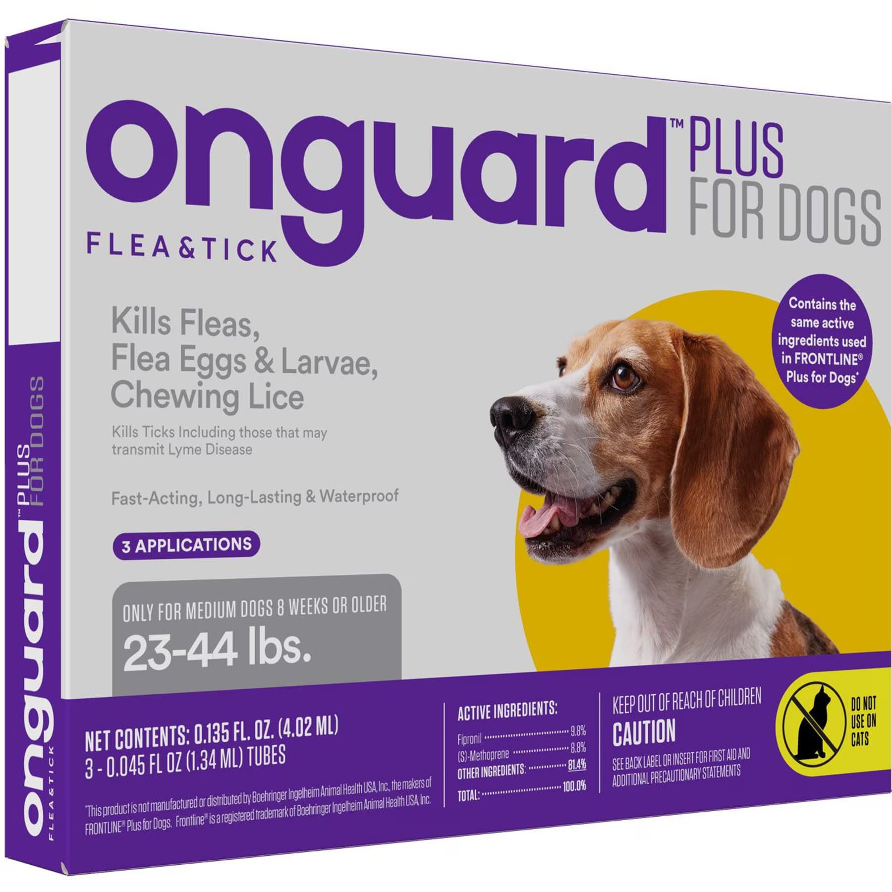 Onguard Plus Onguard Plus Flea & Tick Spot Treatment for Dogs, 23-44 lbs, 12 Doses (12-mos. supply)