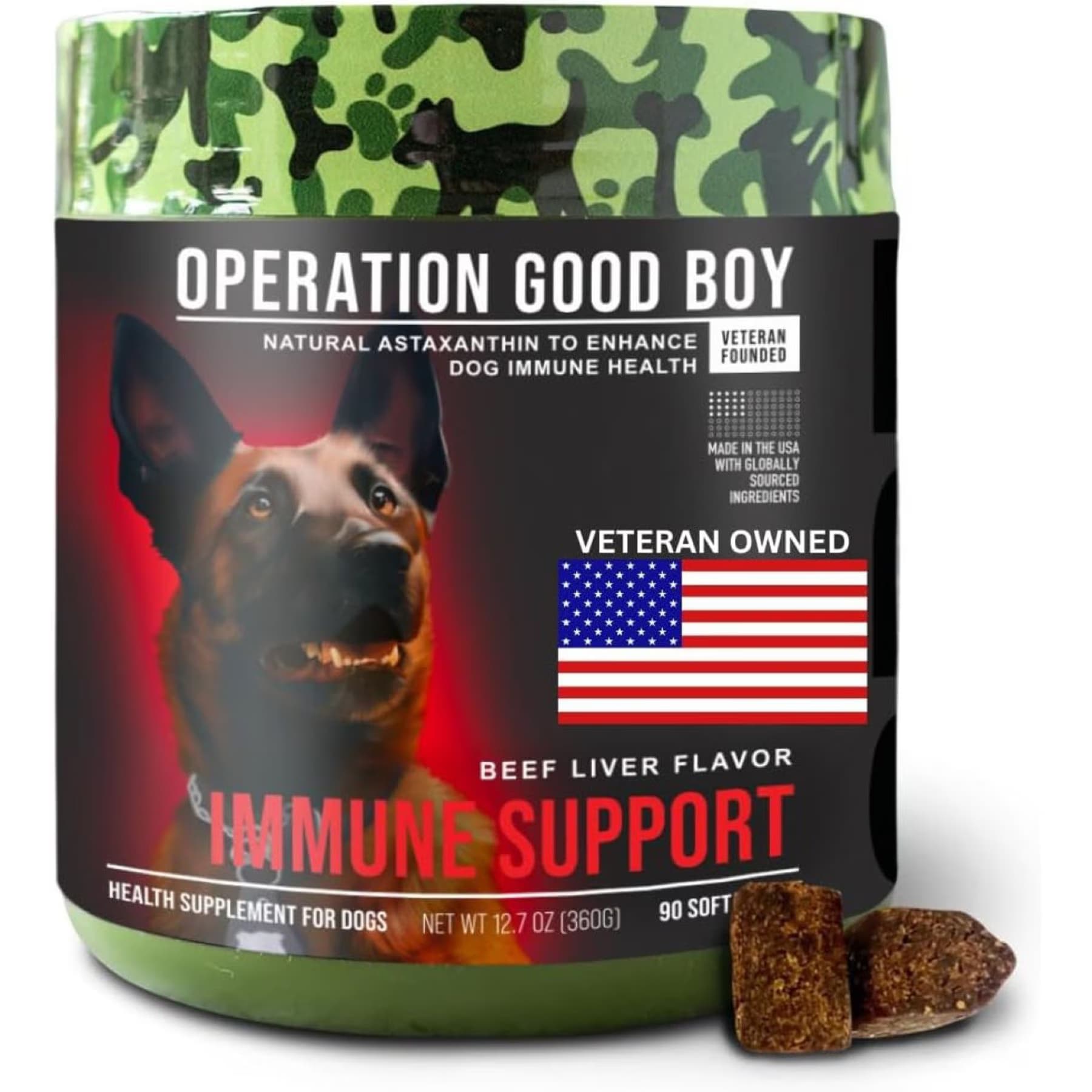 Operation Good Boy Operation Good Boy Beef Flavored Immunity Supplement for Dogs