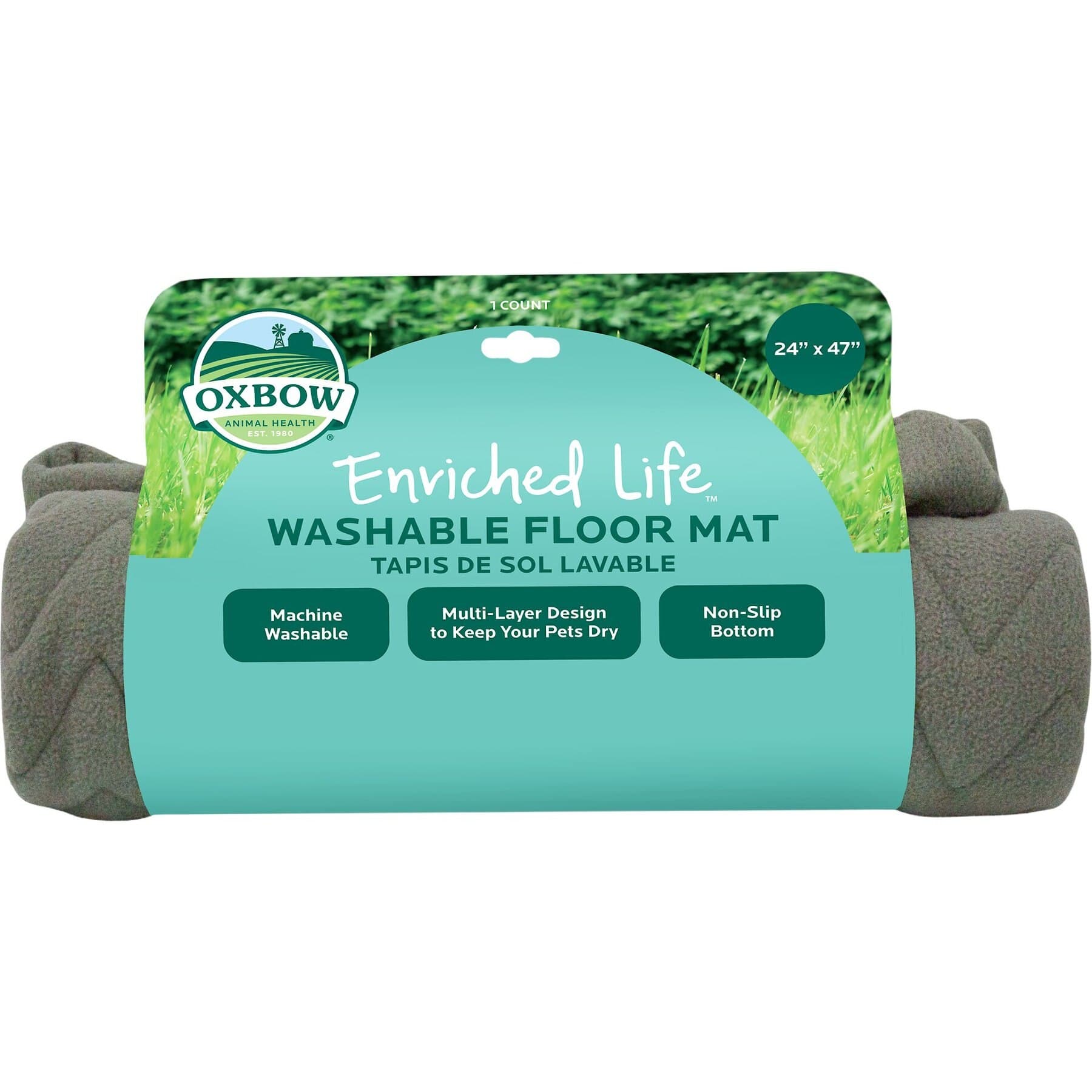 Oxbow Oxbow Animal Health Enriched Life Washable Floor Mat, 24-in