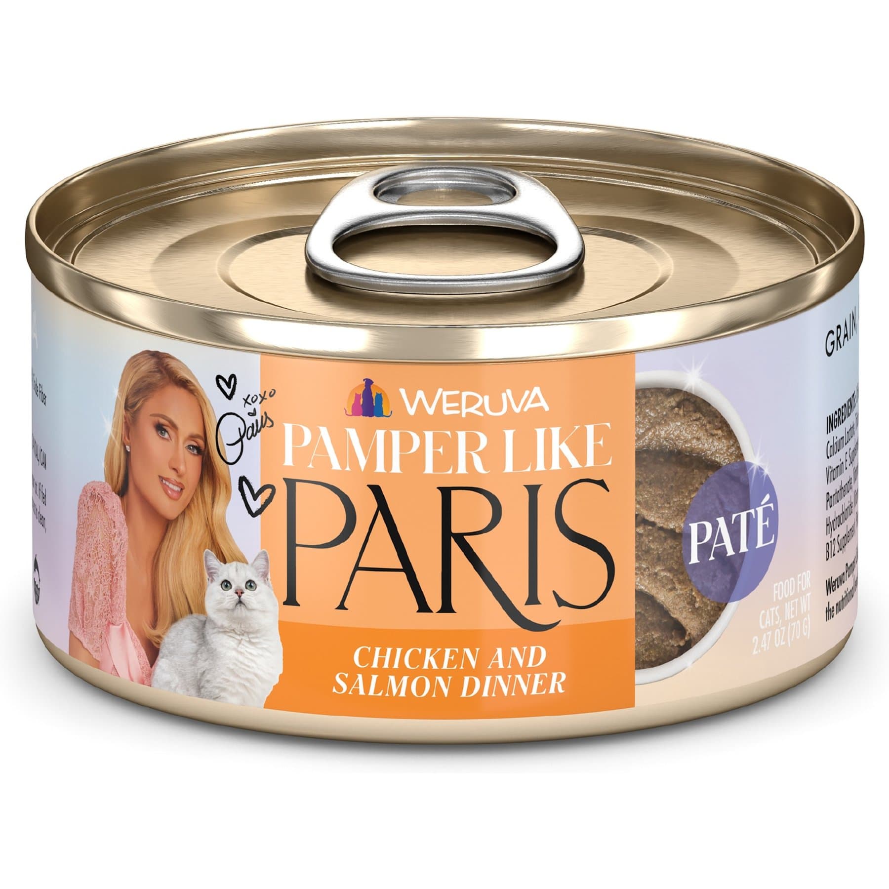Pamper Like Paris Pamper Like Paris Chicken & Salmon Dinner Grain-Free Pate Wet Cat Food
