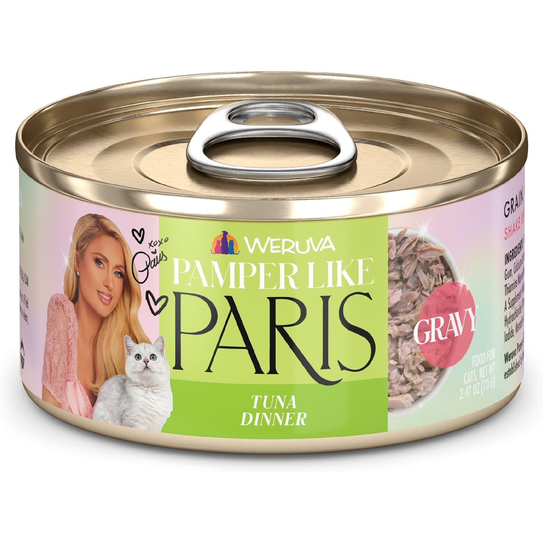 Pamper Like Paris Pamper Like Paris Tuna Dinner Grain-Free Shredded Wet Cat Food