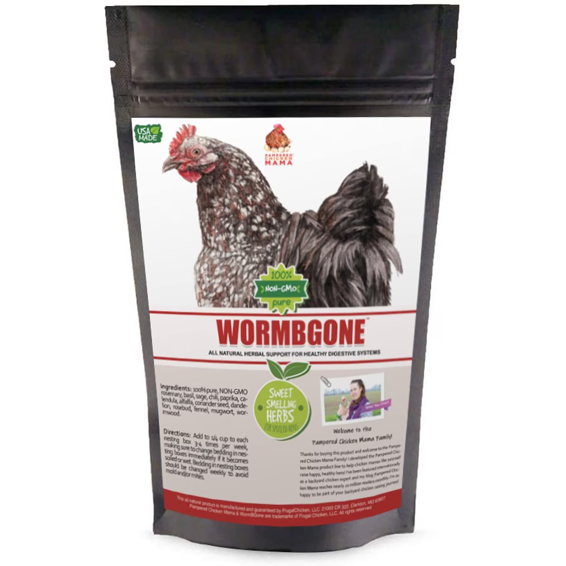 Pampered Chicken Mama Pampered Chicken Mama WormBGone Coop & Poultry Nesting Box Herbs