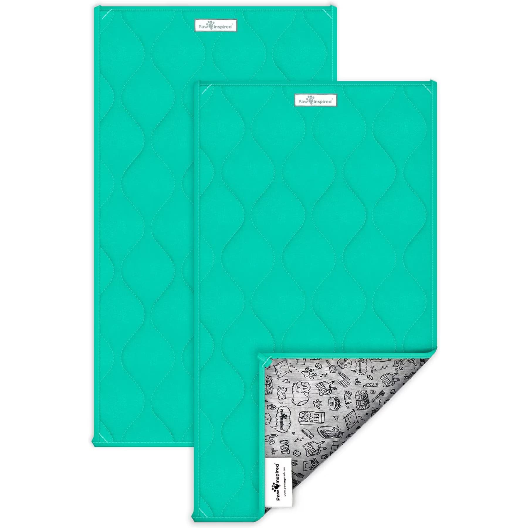 Paw Inspired Paw Inspired Guinea Pig Fleece Cage Liners & Bedding — Green