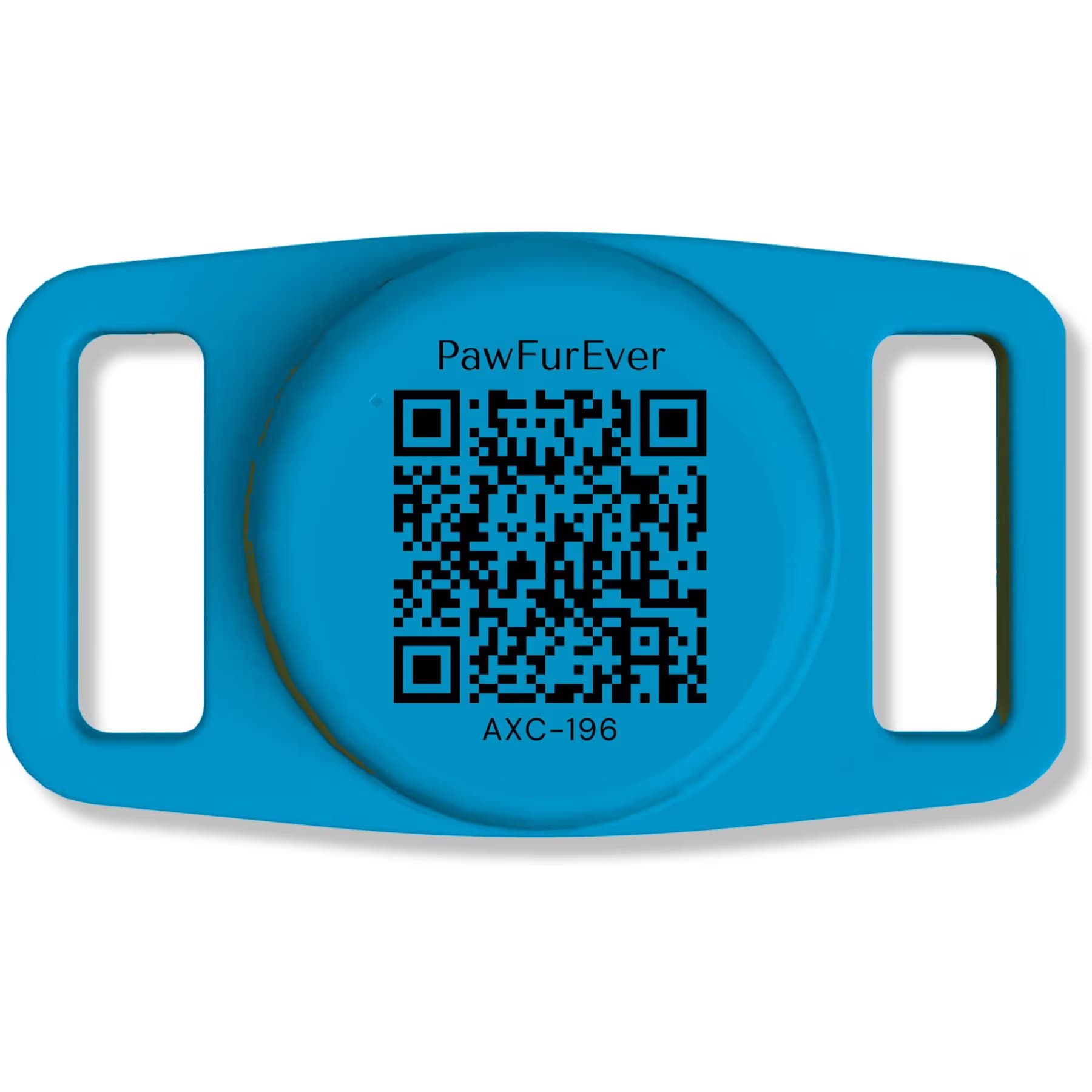 PawFurEver PawFurEver Dog & Cat AirTag Holder with QR Code, Black