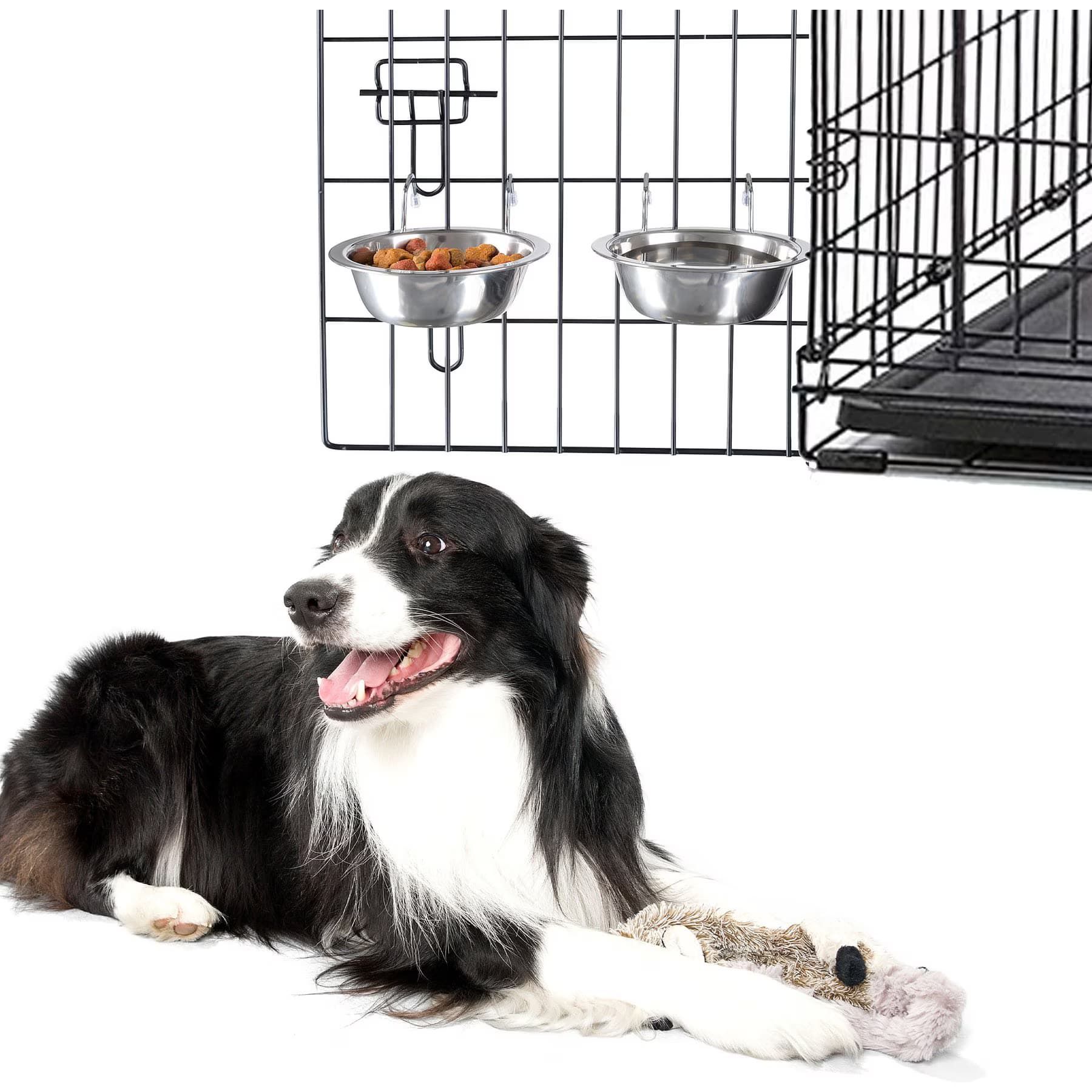 Pet Adobe Pet Adobe Hanging Dog Bowl Set, 48-oz