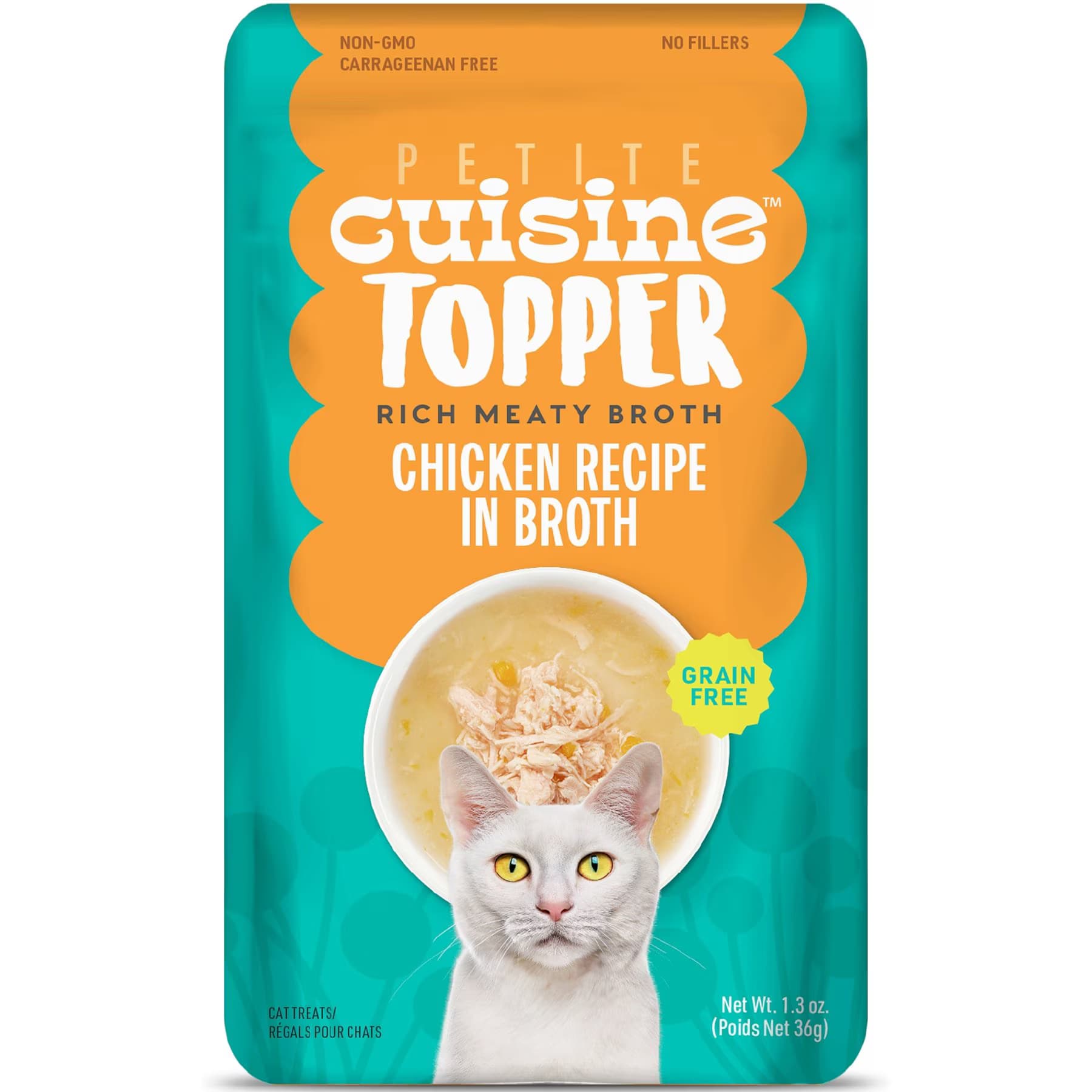 Petite Cuisine Petite Cuisine Chicken Recipe in Broth Grain-Free Wet Cat Food Topper