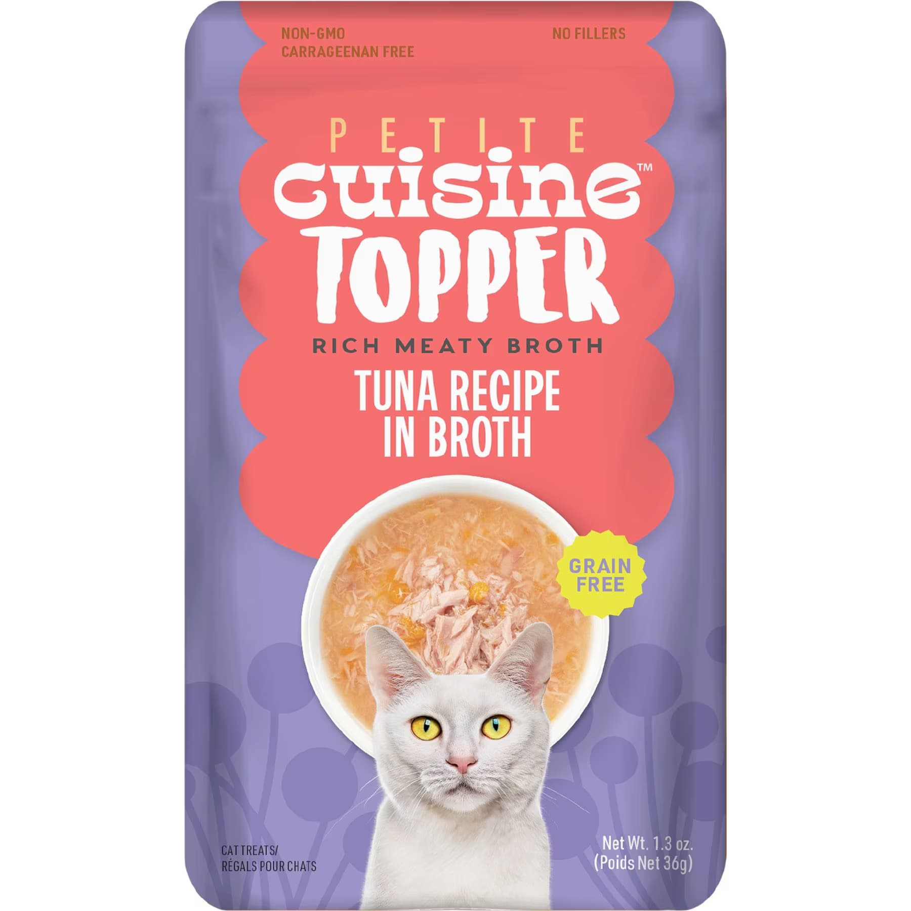 Petite Cuisine Petite Cuisine Tuna Recipe in Broth Grain-Free Wet Cat Food Topper