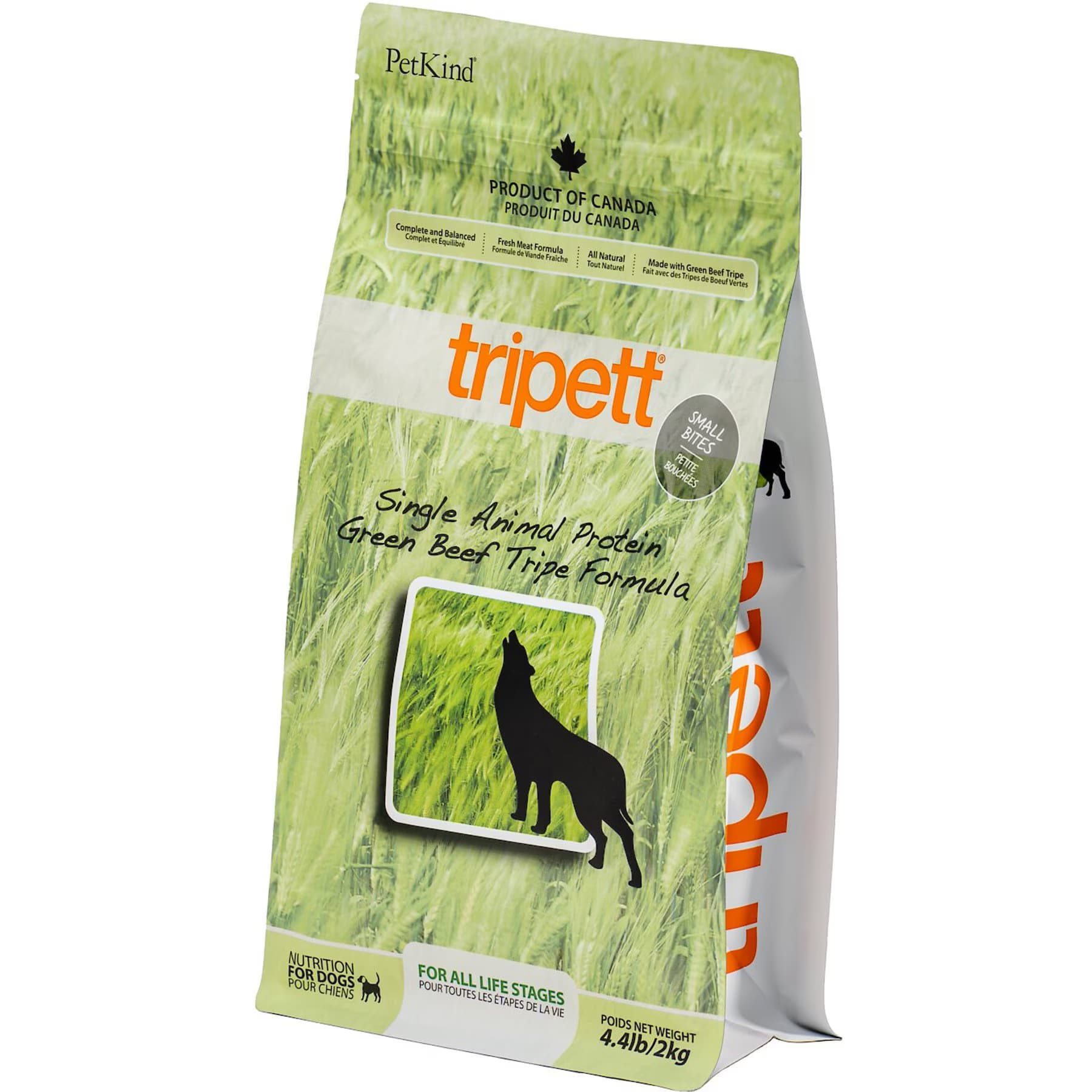 PetKind Tripett Single Animal Protein Green Beef Tripe SAP Beef Dry Dog Food — view 2