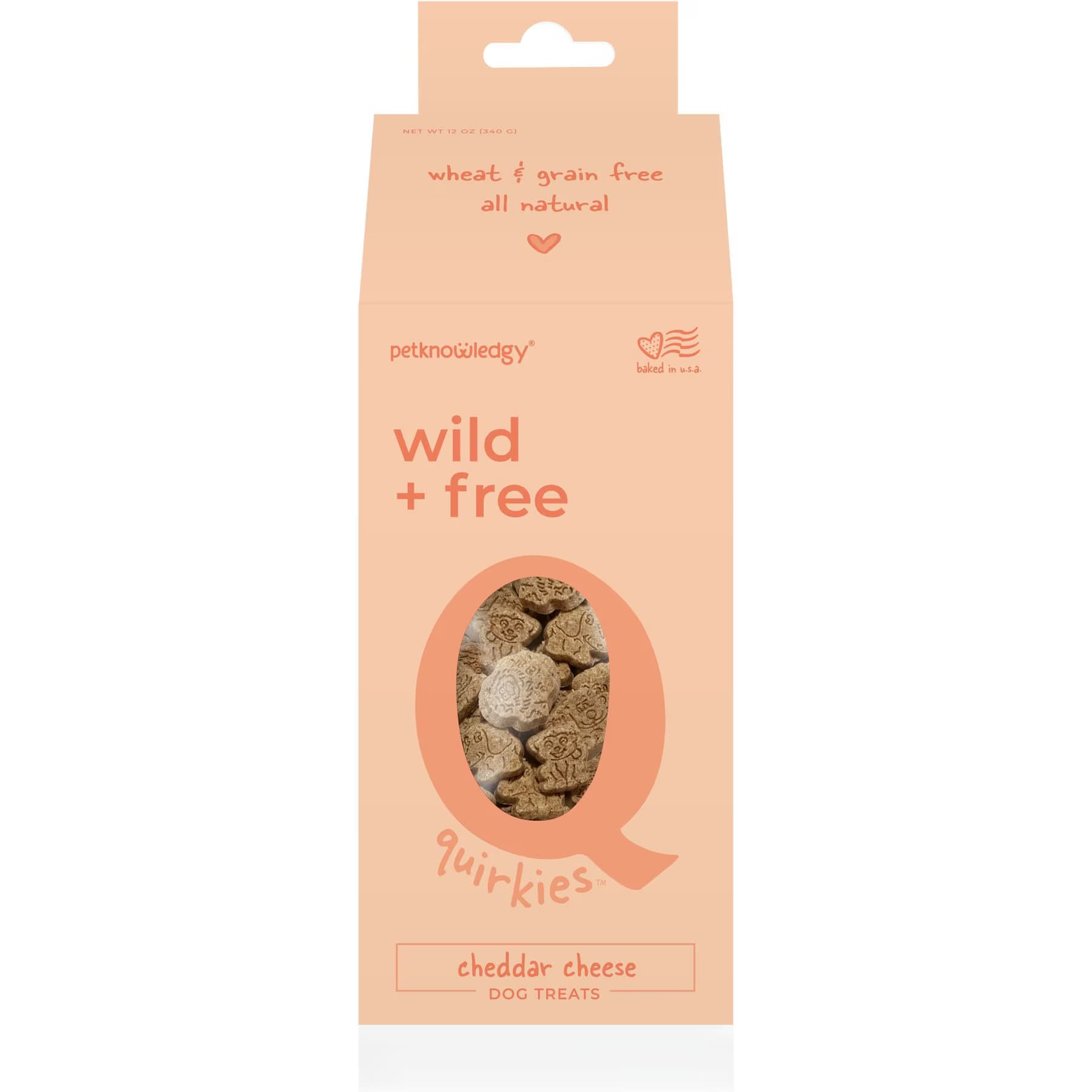 Petknowledgy by Spunky Pup Petknowledgy by Spunky Pup Quirkies Cheddar Cheese Dog Treat
